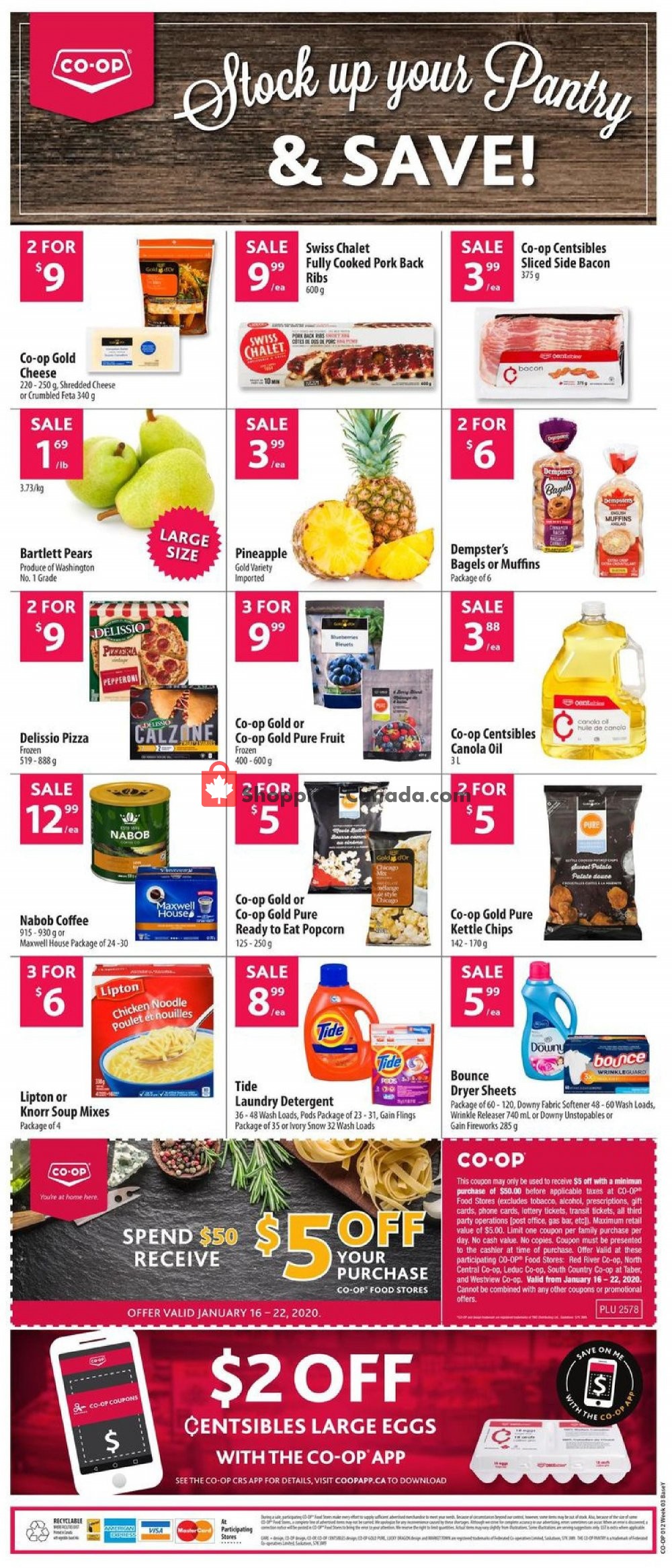 Co-op flyer from Thursday January 16, 2020 to Wednesday January 22, 2020 - page 2