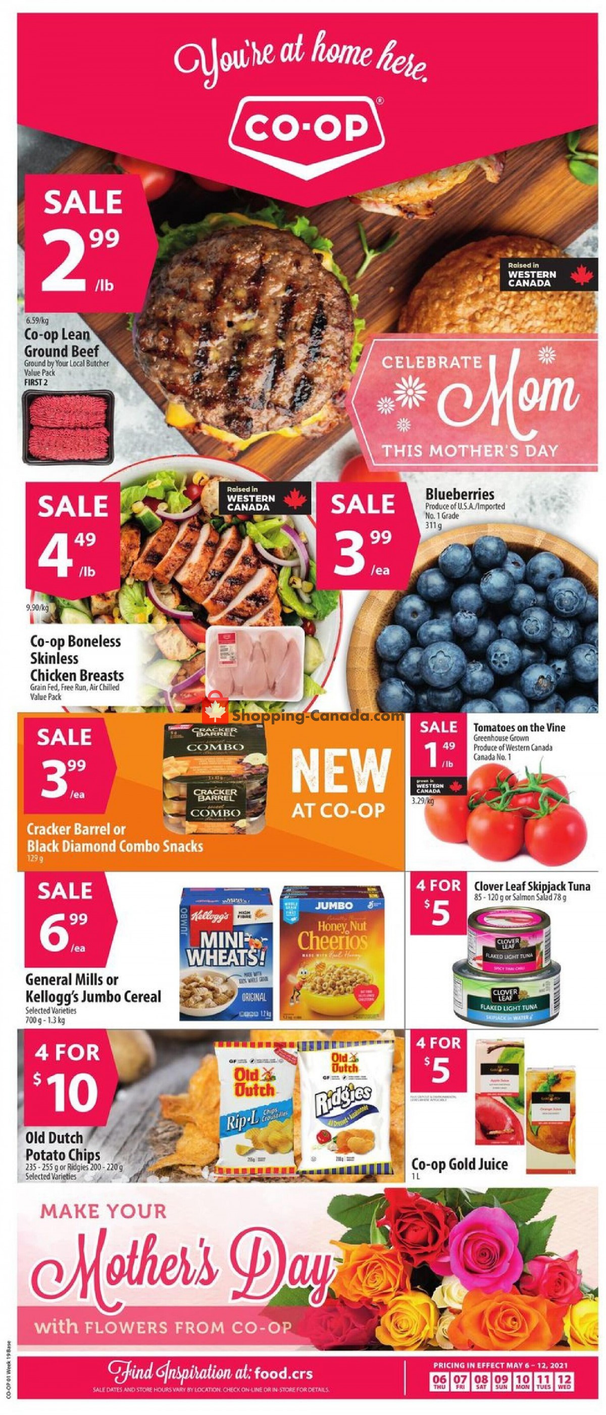 Co-op flyer from Thursday May 6, 2021 to Wednesday May 12, 2021 - page 1