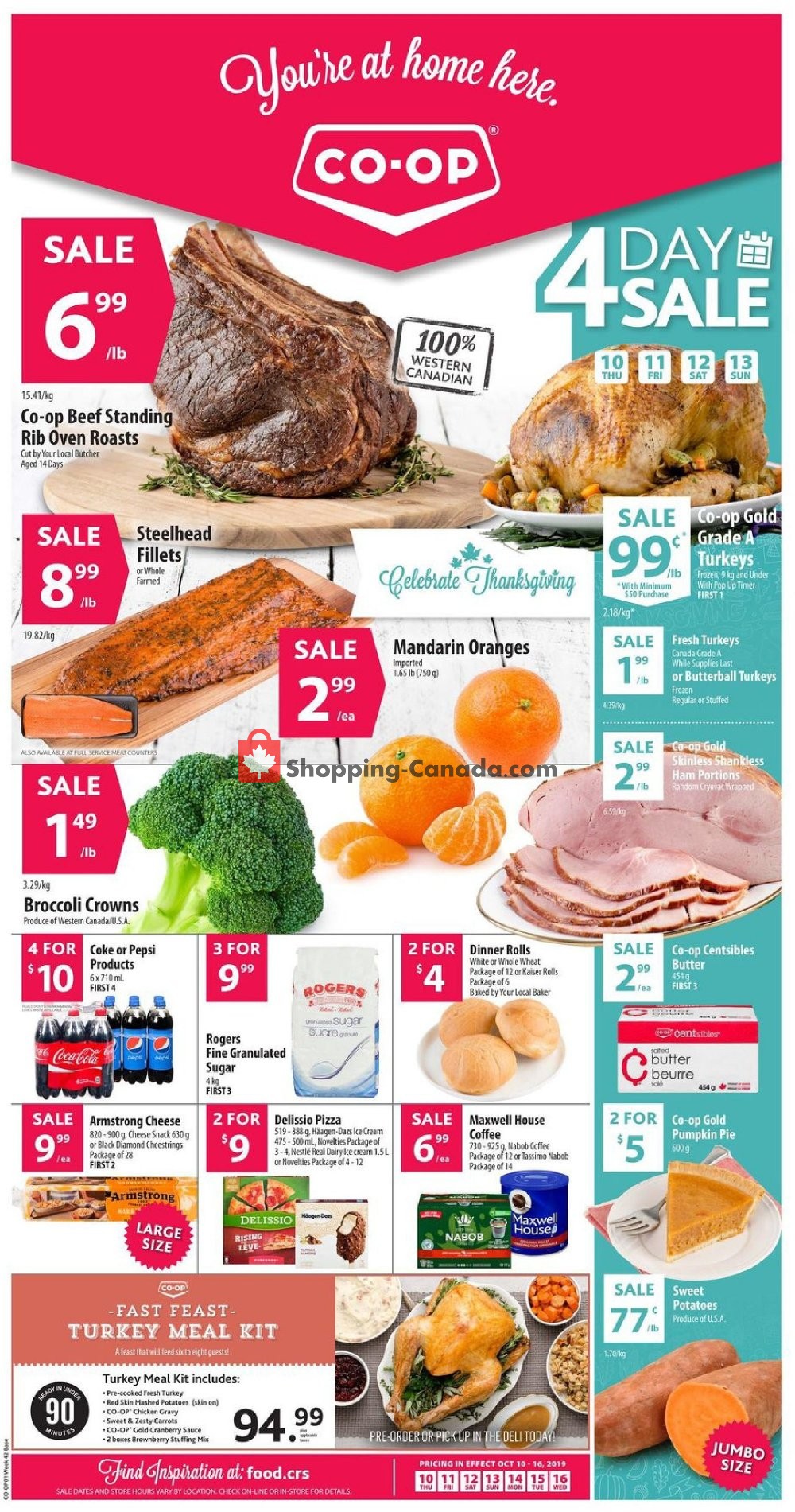 Co-op flyer from Thursday October 10, 2019 to Wednesday October 16, 2019 - page 1