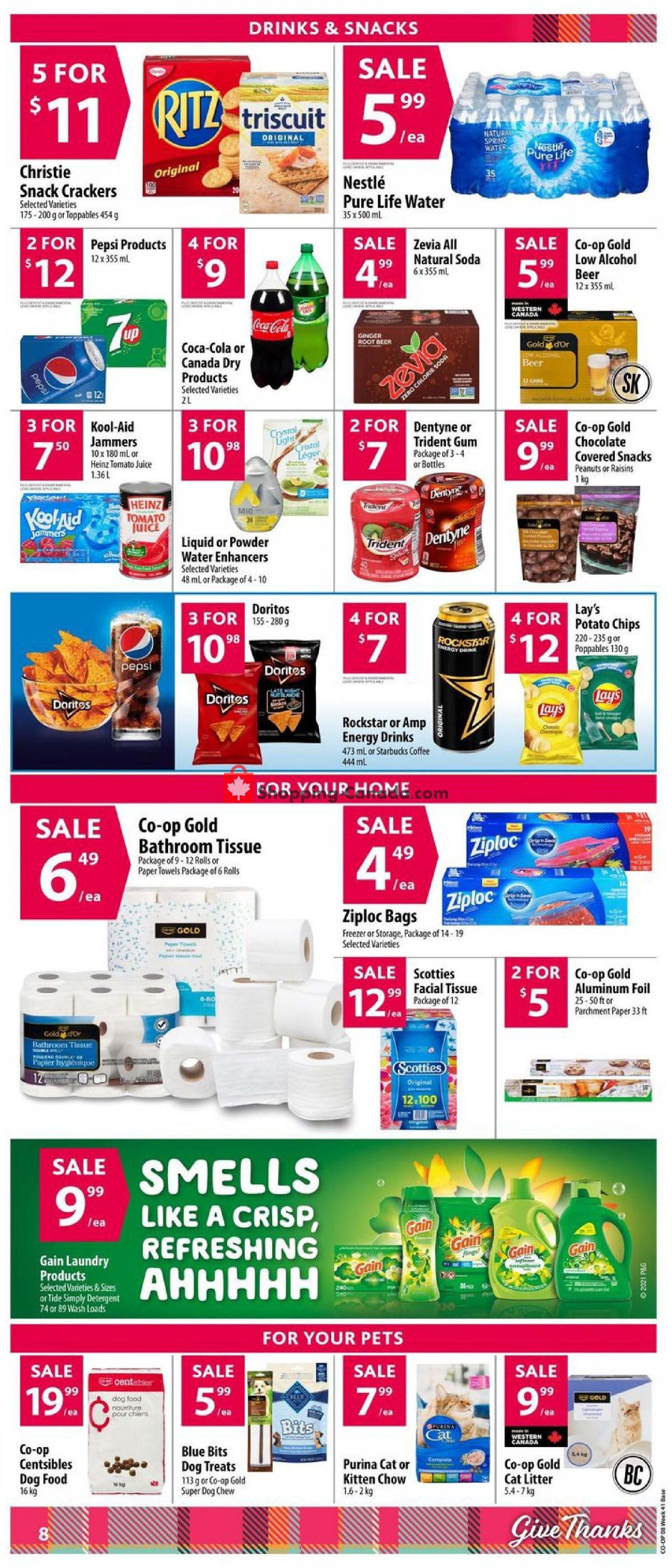 Co-op flyer from Thursday October 7, 2021 to Wednesday October 13, 2021 - page 15