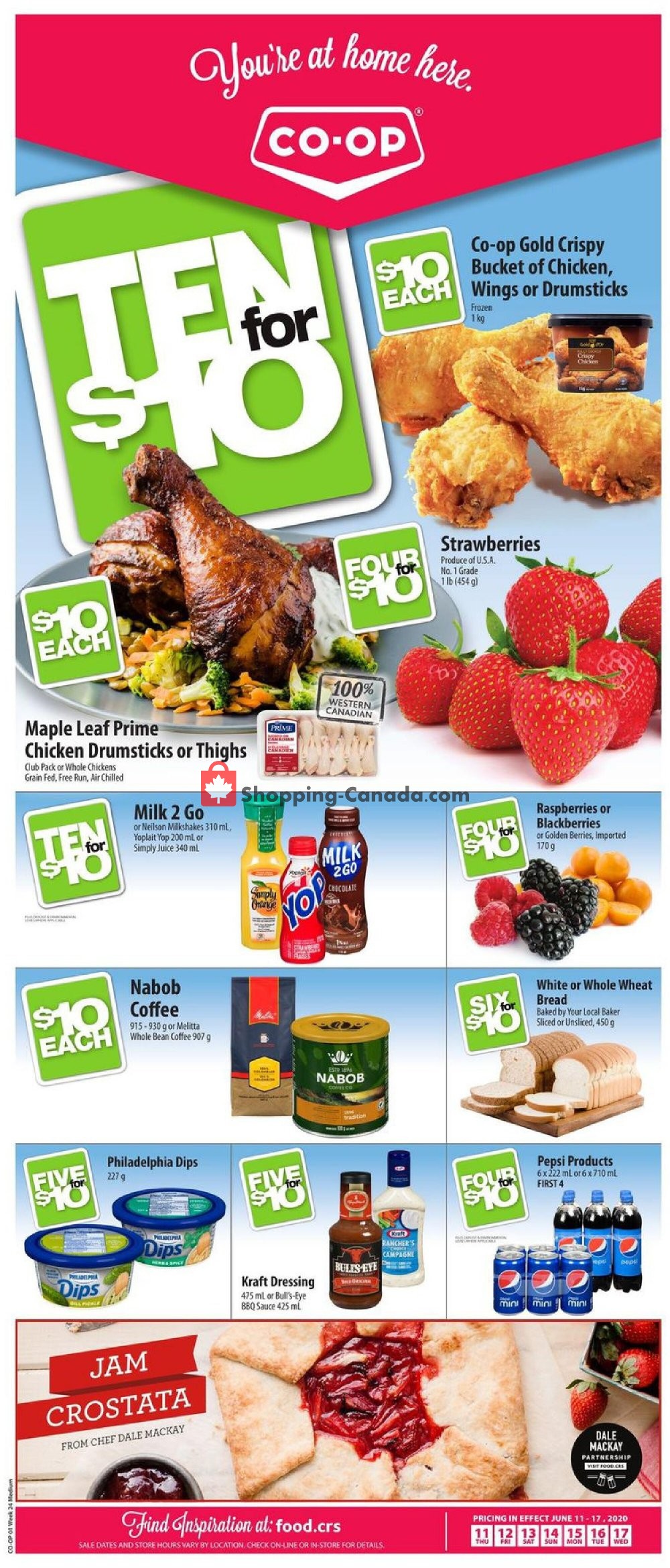 Coop Canada, flyer (Food Ten For 10 ON) June 11 June 17, 2020 Shopping Canada