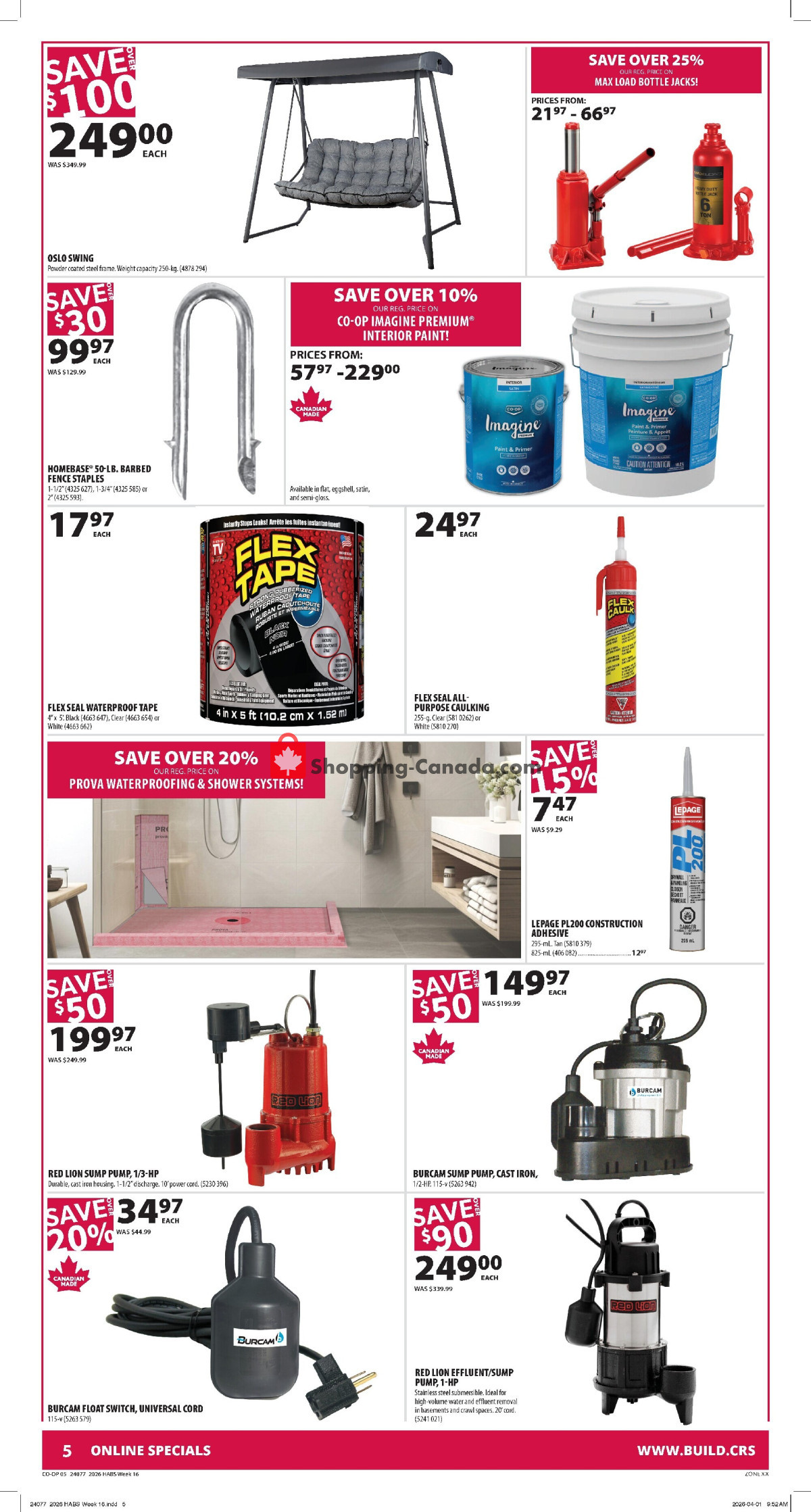 Co-op flyer from Thursday April 16, 2026 to Wednesday April 22, 2026 - page 6