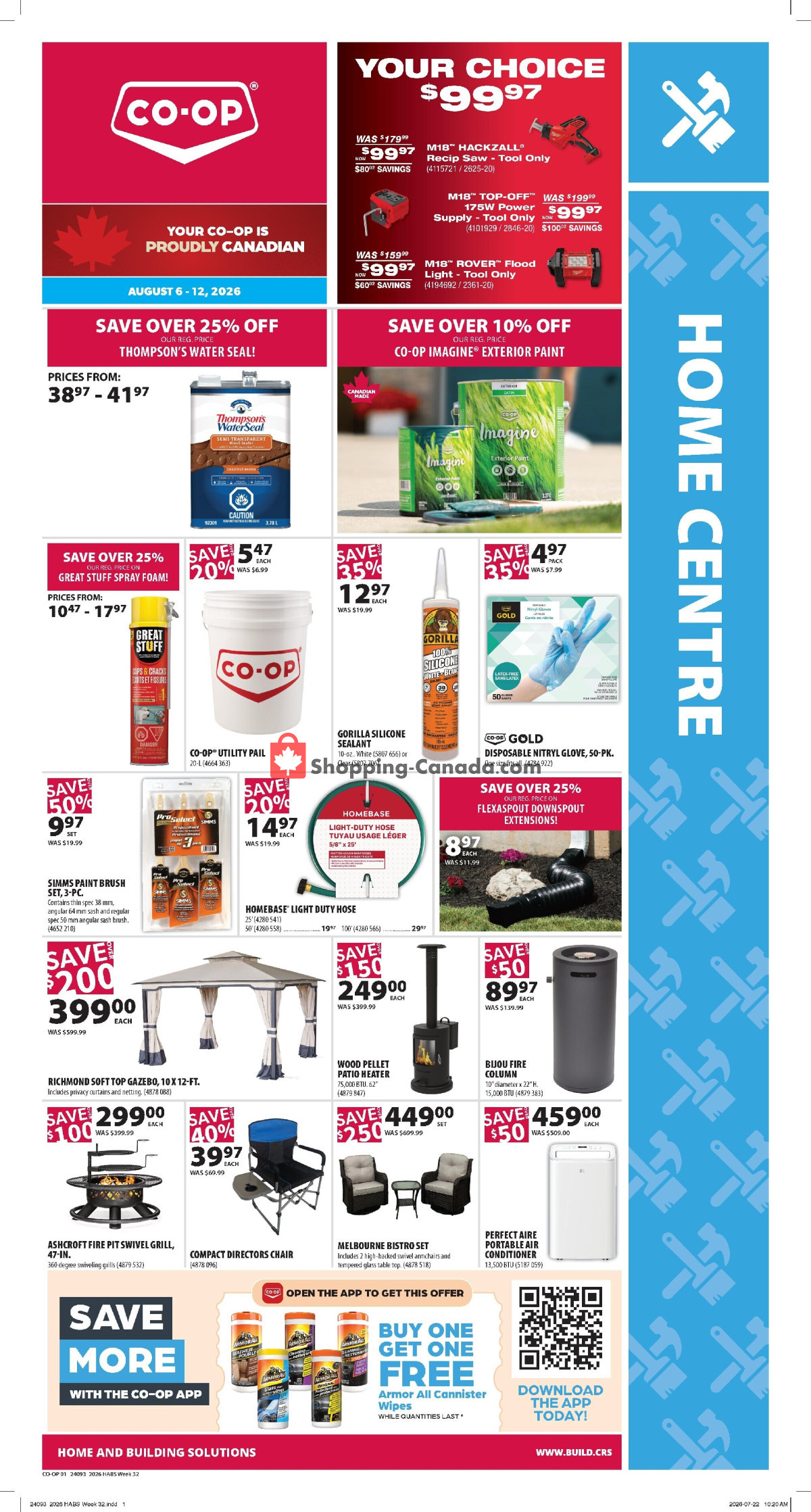 Co-op flyer from Thursday August 6, 2026 to Wednesday August 12, 2026 - page 1