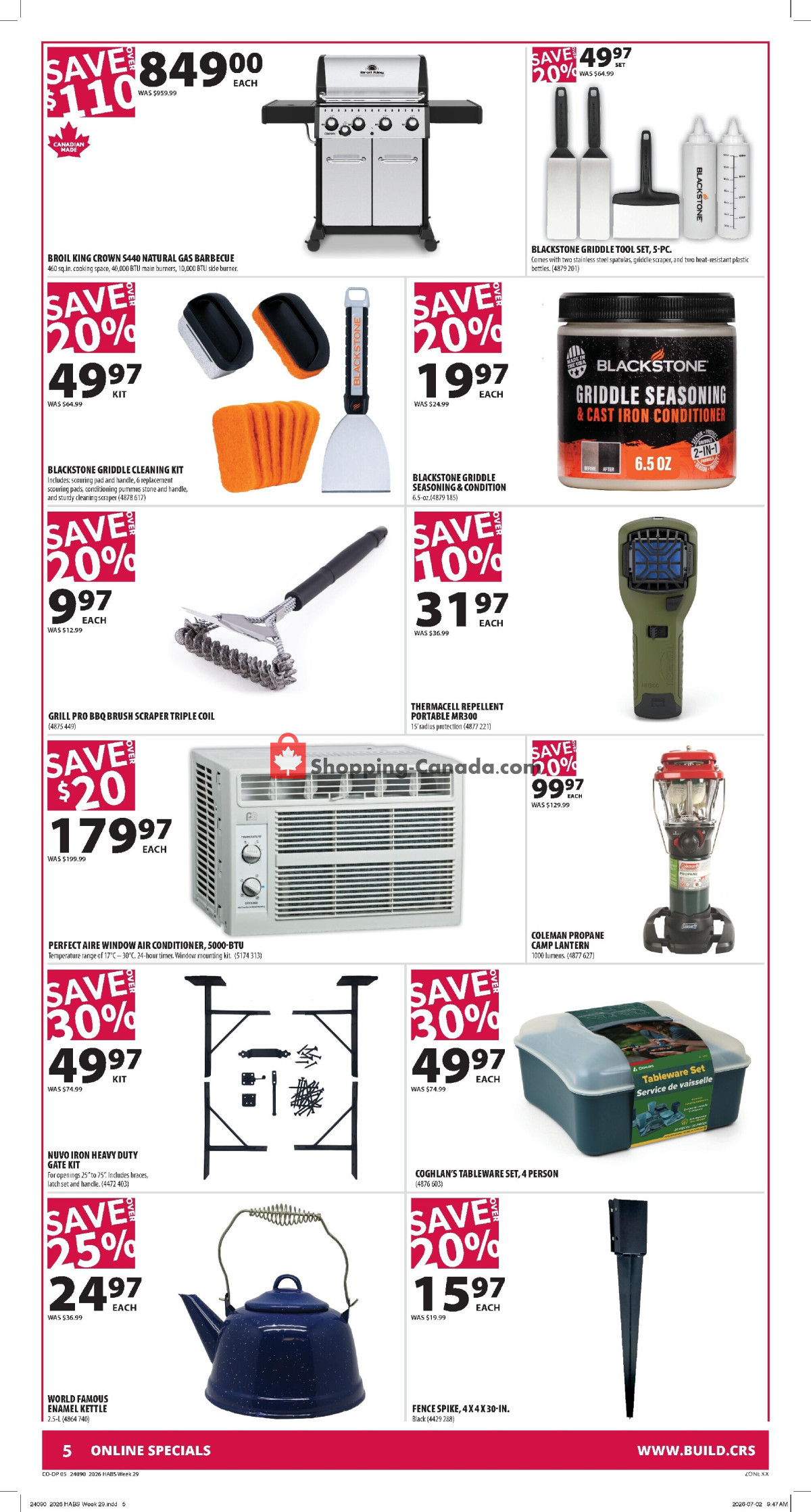 Co-op flyer from Thursday July 16, 2026 to Wednesday July 22, 2026 - page 6
