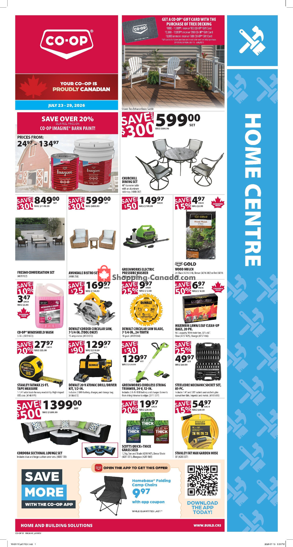 Co-op flyer from Thursday July 23, 2026 to Wednesday July 29, 2026 - page 1