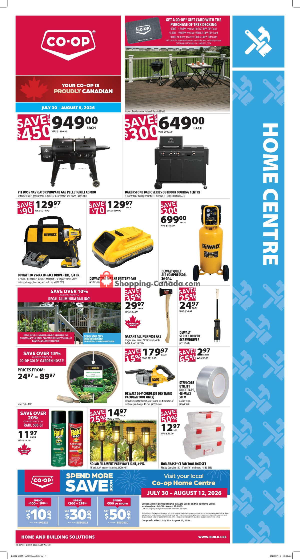Co-op flyer from Thursday July 30, 2026 to Wednesday August 5, 2026 - page 1