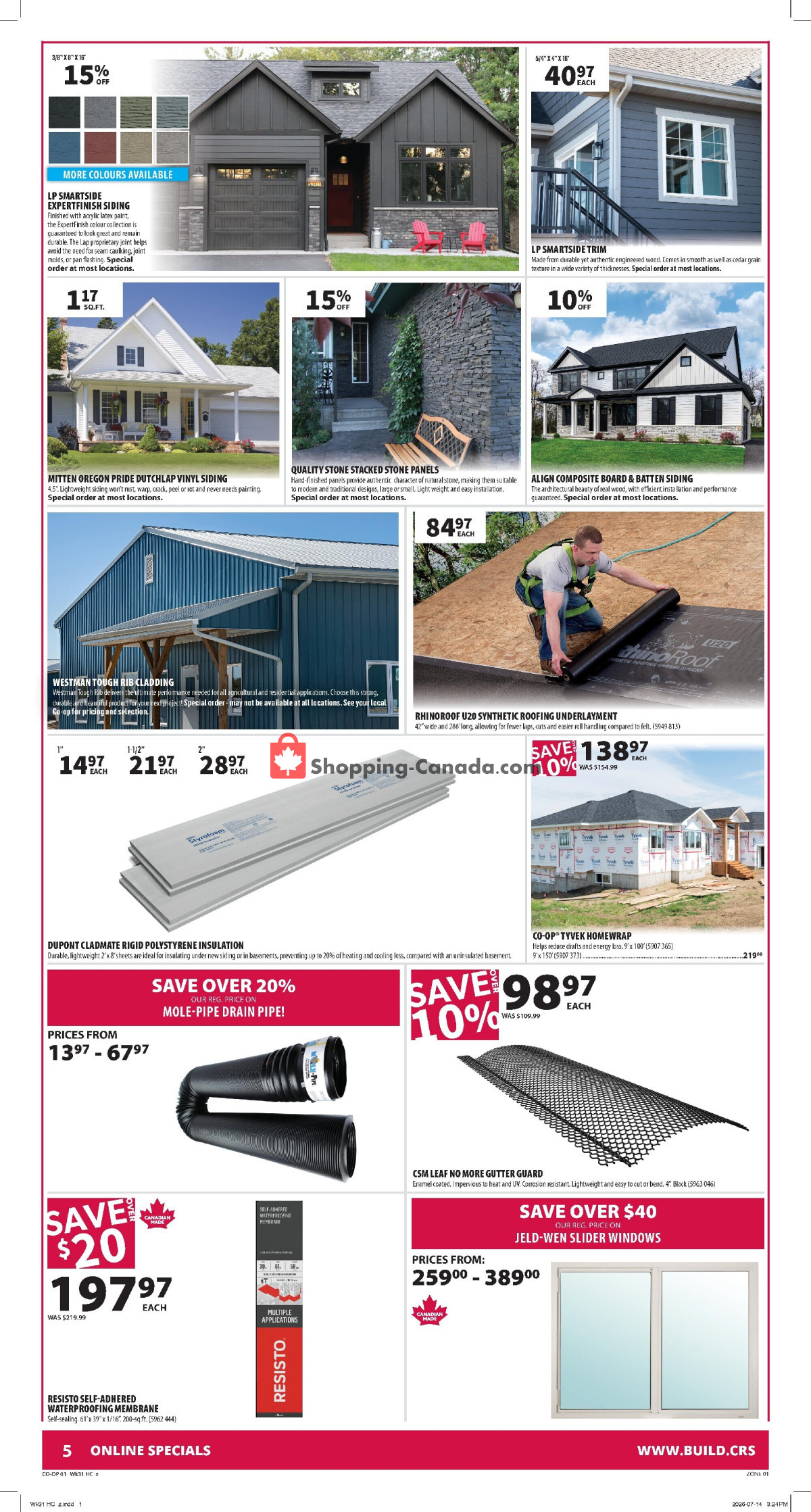 Co-op flyer from Thursday July 30, 2026 to Wednesday August 5, 2026 - page 7