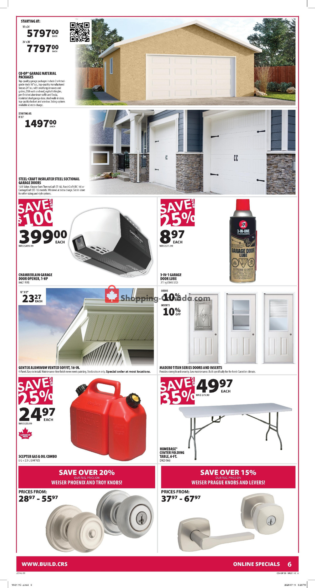 Co-op flyer from Thursday July 30, 2026 to Wednesday August 5, 2026 - page 8