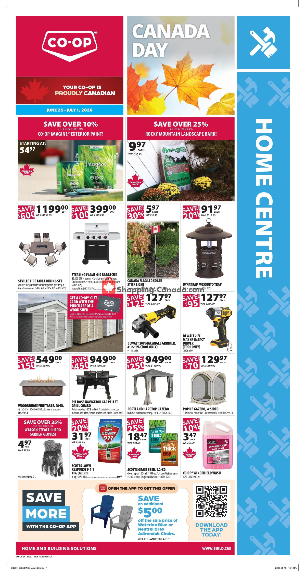 Co-op flyer from Thursday June 25, 2026 to Wednesday July 1, 2026 - page 1