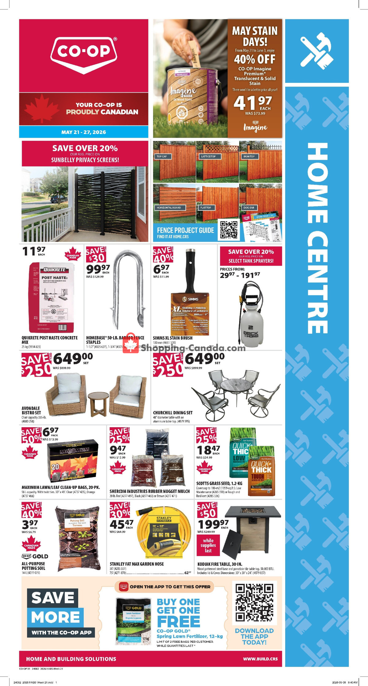 Co-op flyer from Thursday May 21, 2026 to Wednesday May 27, 2026 - page 1