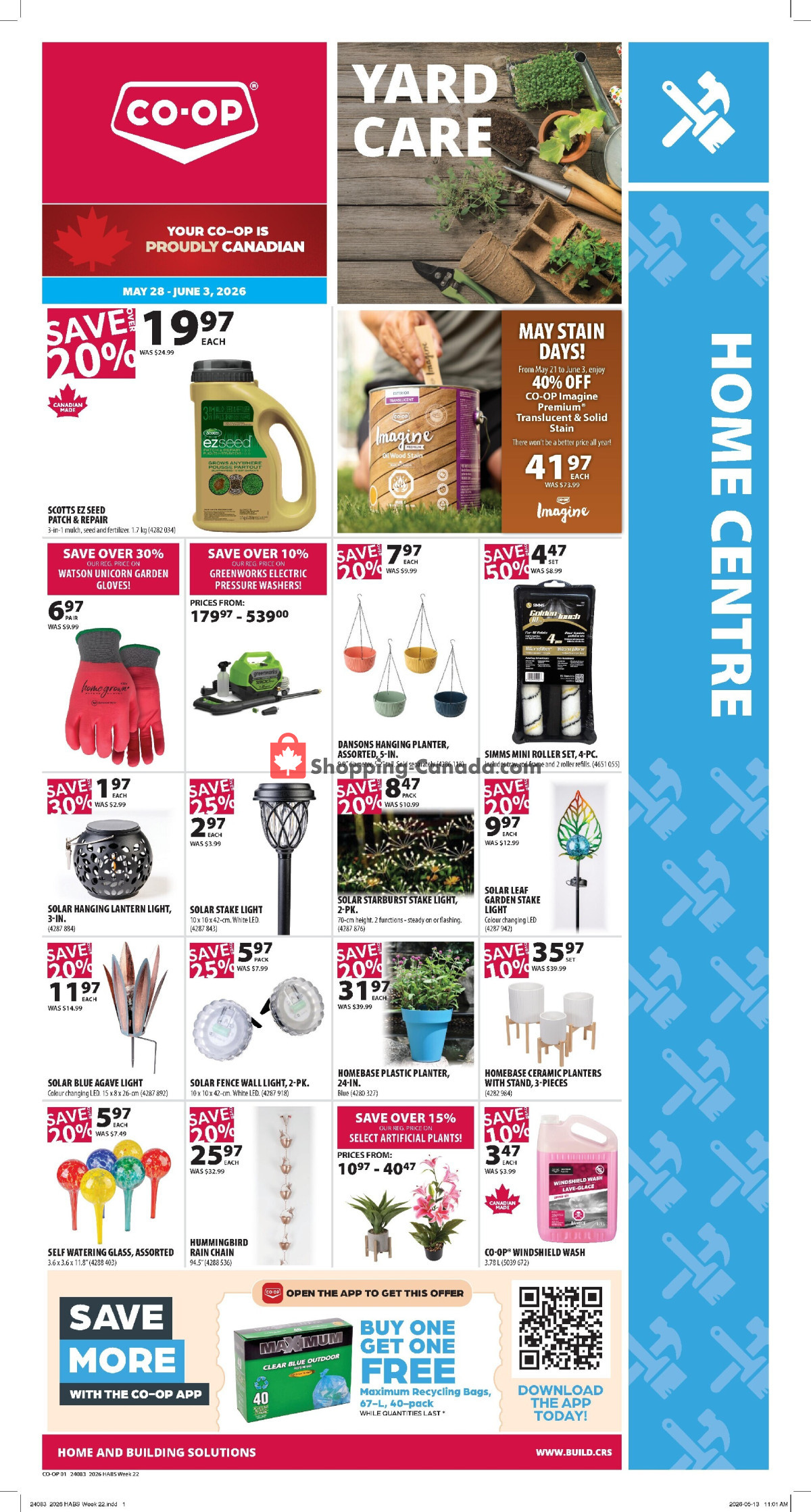 Co-op flyer from Thursday May 28, 2026 to Wednesday June 3, 2026 - page 1
