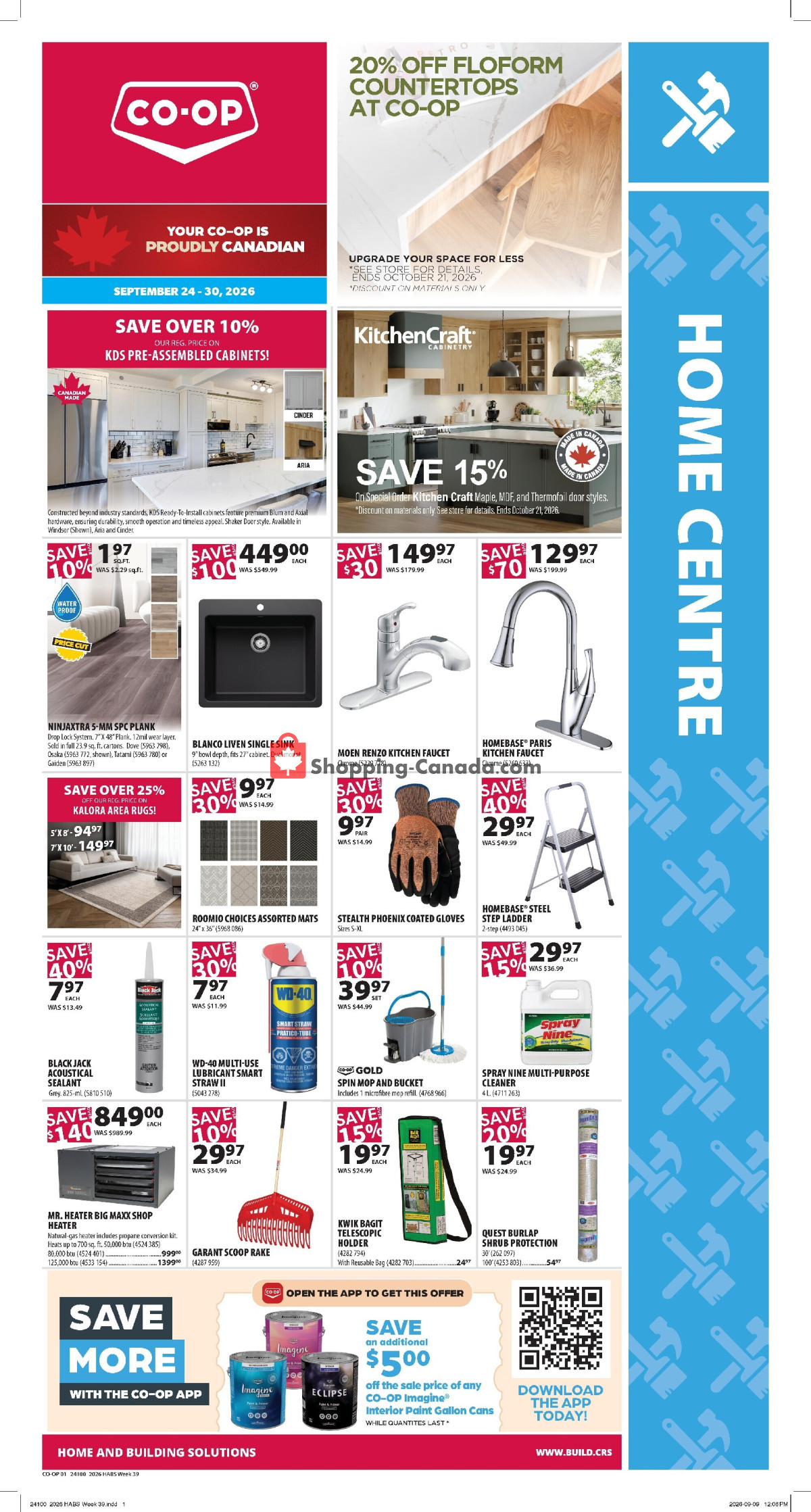Co-op flyer from Thursday September 24, 2026 to Wednesday September 30, 2026 - page 1