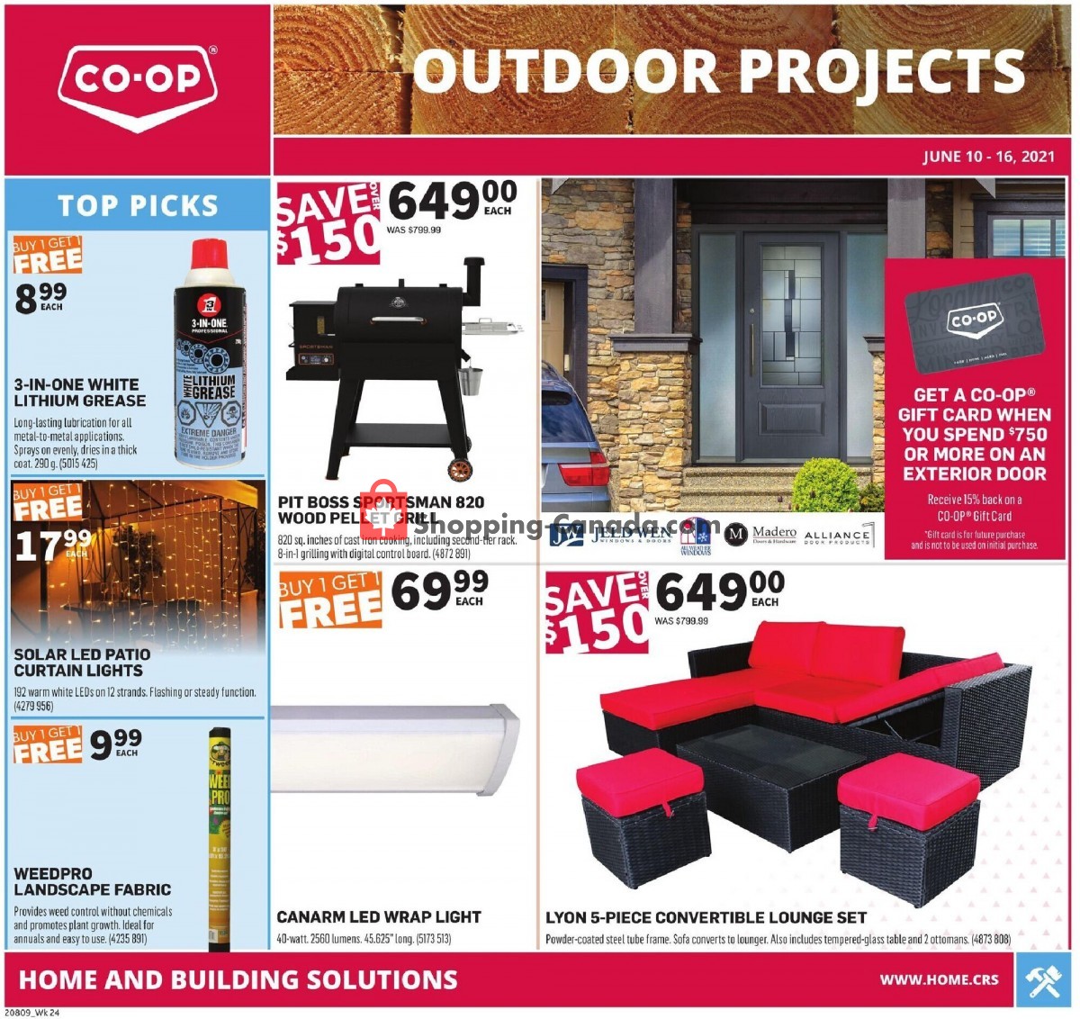 Co-op flyer from Thursday June 10, 2021 to Wednesday June 16, 2021 - page 1