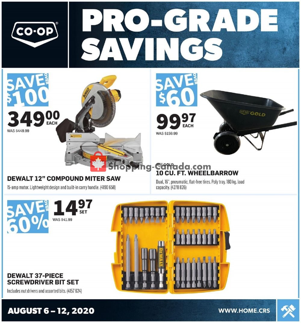Co-op flyer from Thursday August 6, 2020 to Wednesday August 12, 2020 - page 1