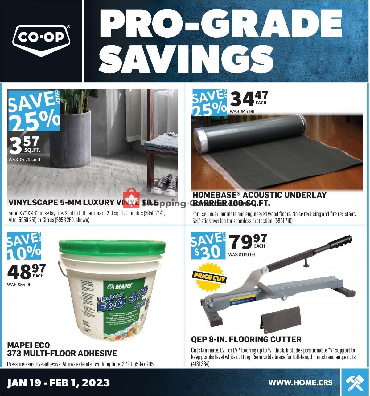 Co-op flyer from Thursday January 19, 2023 to Wednesday February 1, 2023 - page 1