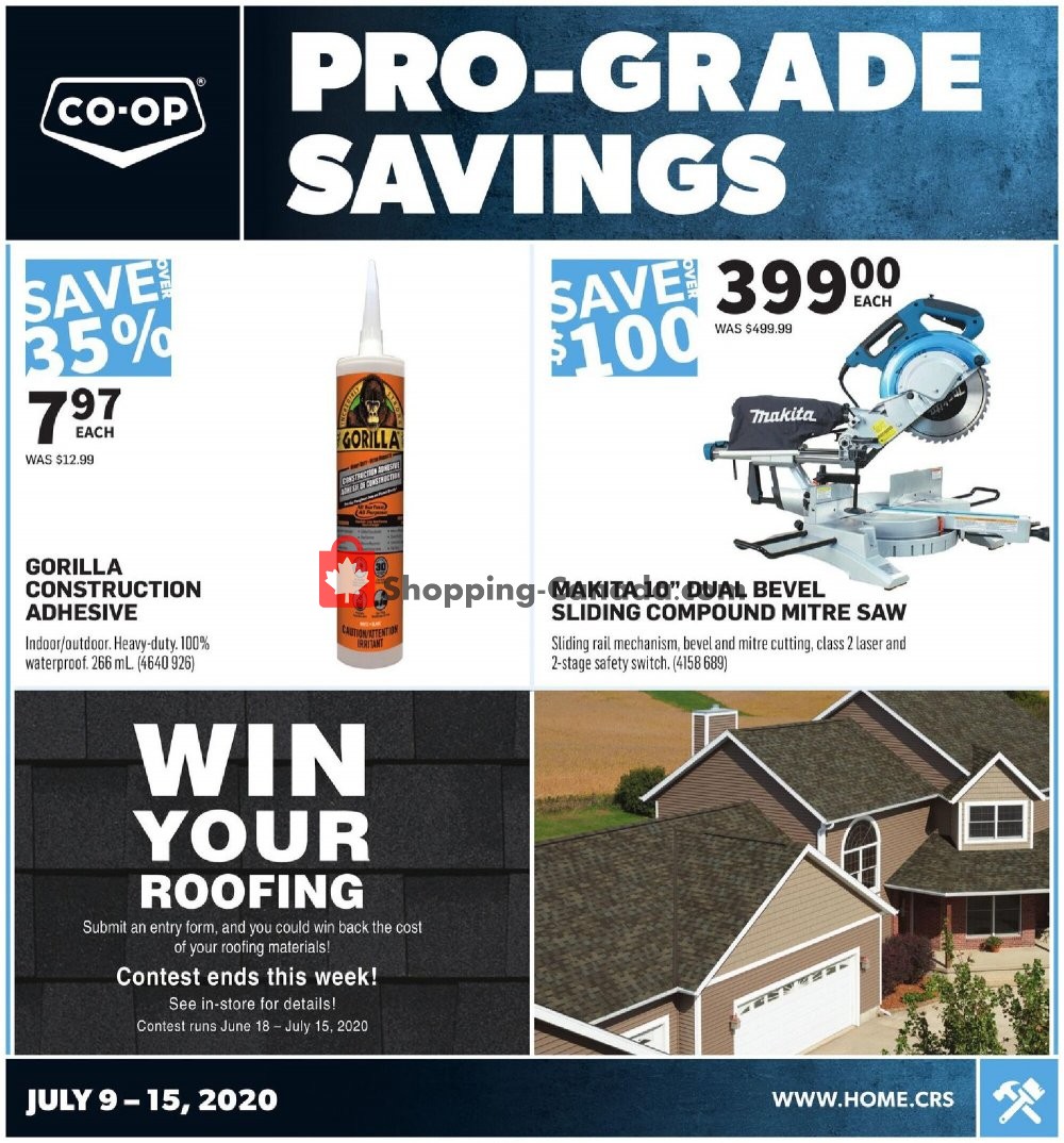 Co-op flyer from Thursday July 9, 2020 to Wednesday July 15, 2020 - page 1