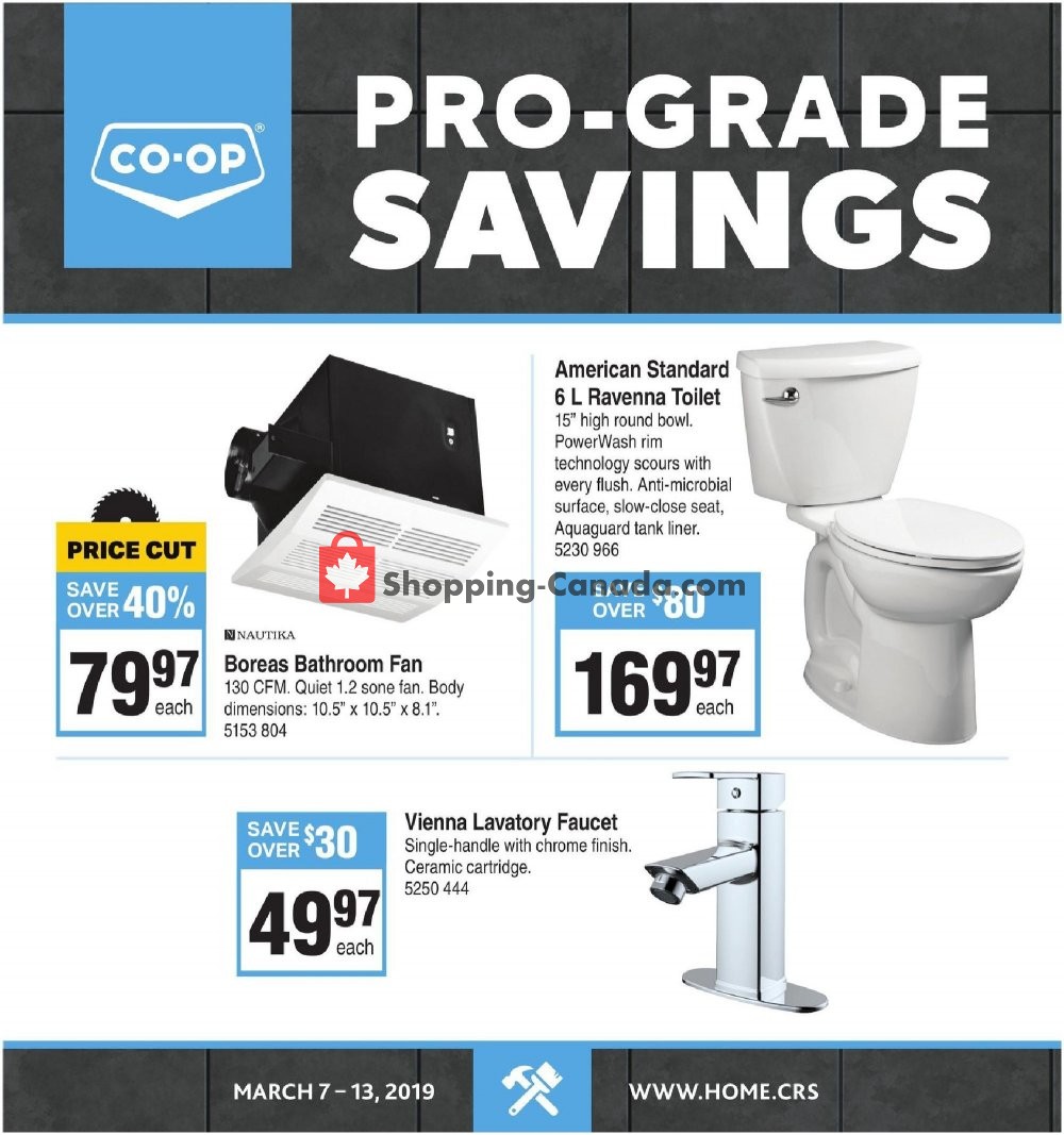 Co-op flyer from Thursday March 7, 2019 to Wednesday March 13, 2019 - page 1