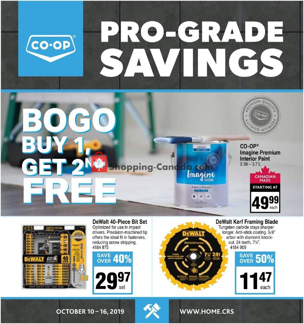 Co-op flyer from Thursday October 10, 2019 to Wednesday October 16, 2019 - page 1