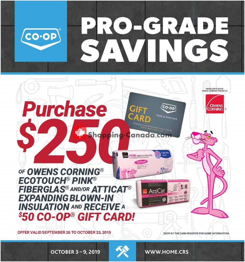 Co-op flyer from Thursday October 3, 2019 to Wednesday October 9, 2019 - page 1