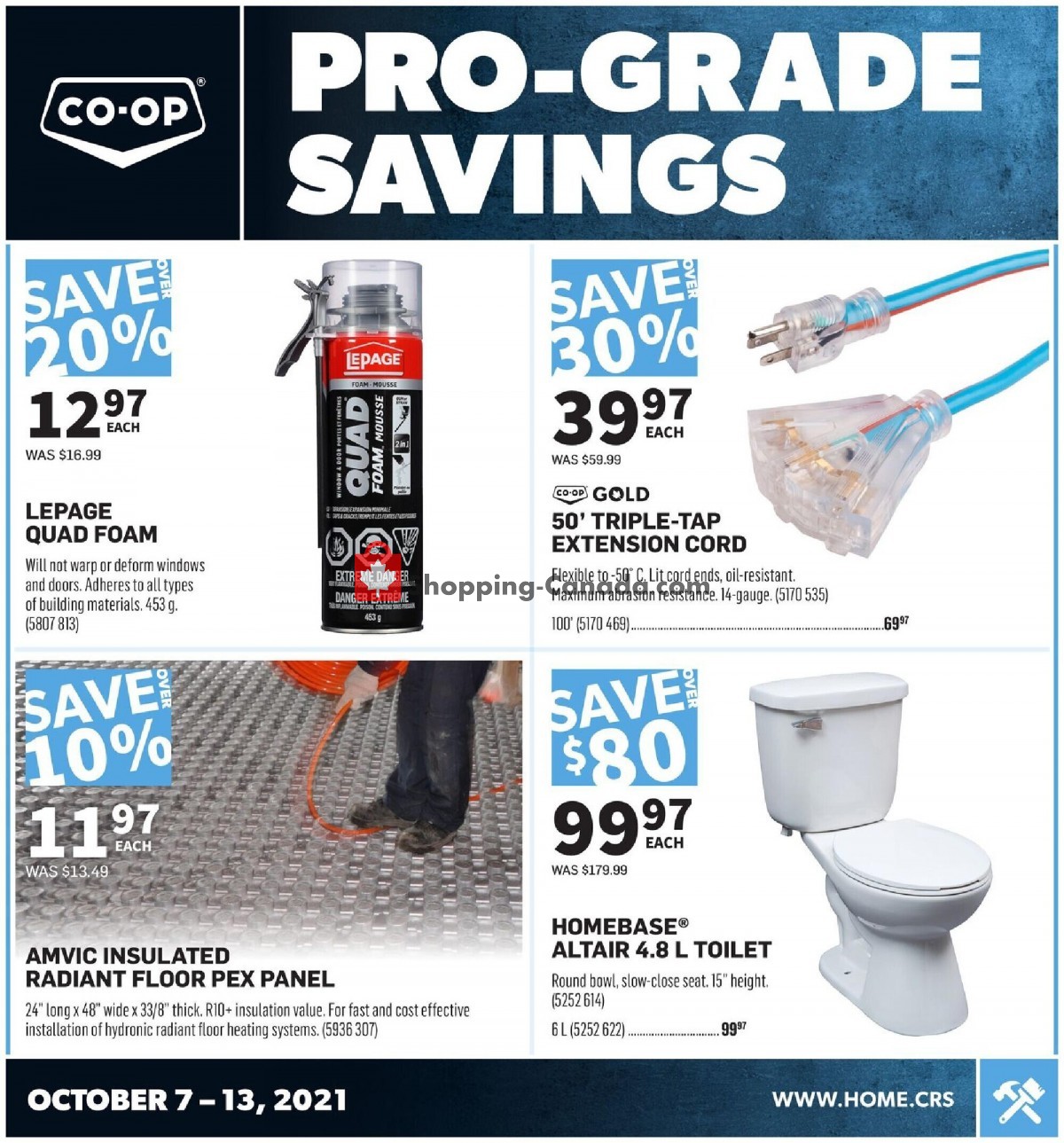 Co-op flyer from Thursday October 7, 2021 to Wednesday October 13, 2021 - page 1