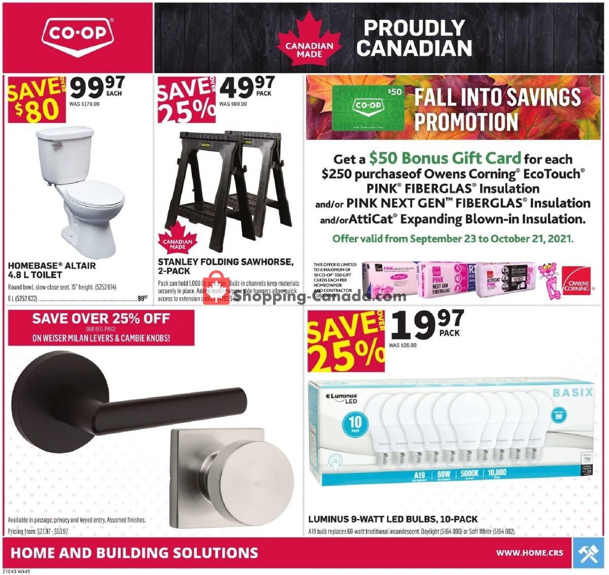 Co-op flyer from Thursday October 7, 2021 to Wednesday October 13, 2021 - page 14