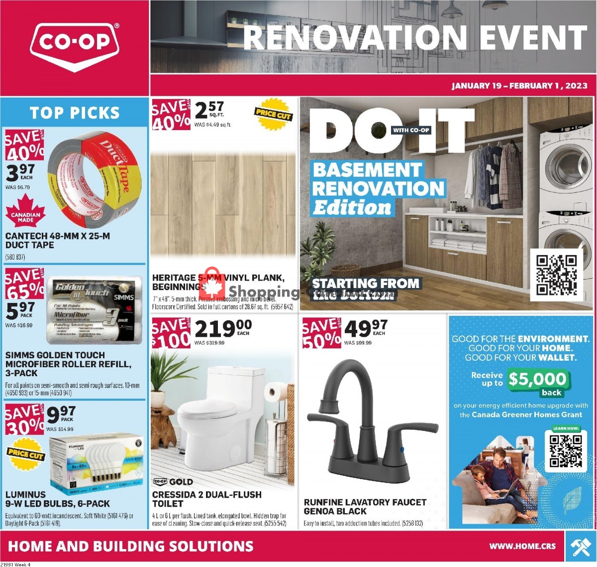 Co-op flyer from Thursday January 19, 2023 to Wednesday February 1, 2023 - page 1