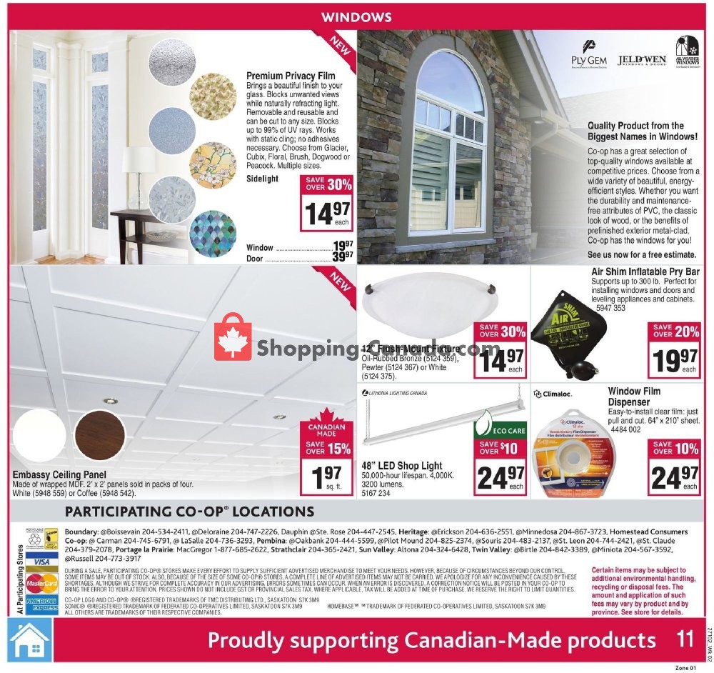 Co-op flyer from Thursday January 3, 2019 to Wednesday January 16, 2019 - page 11