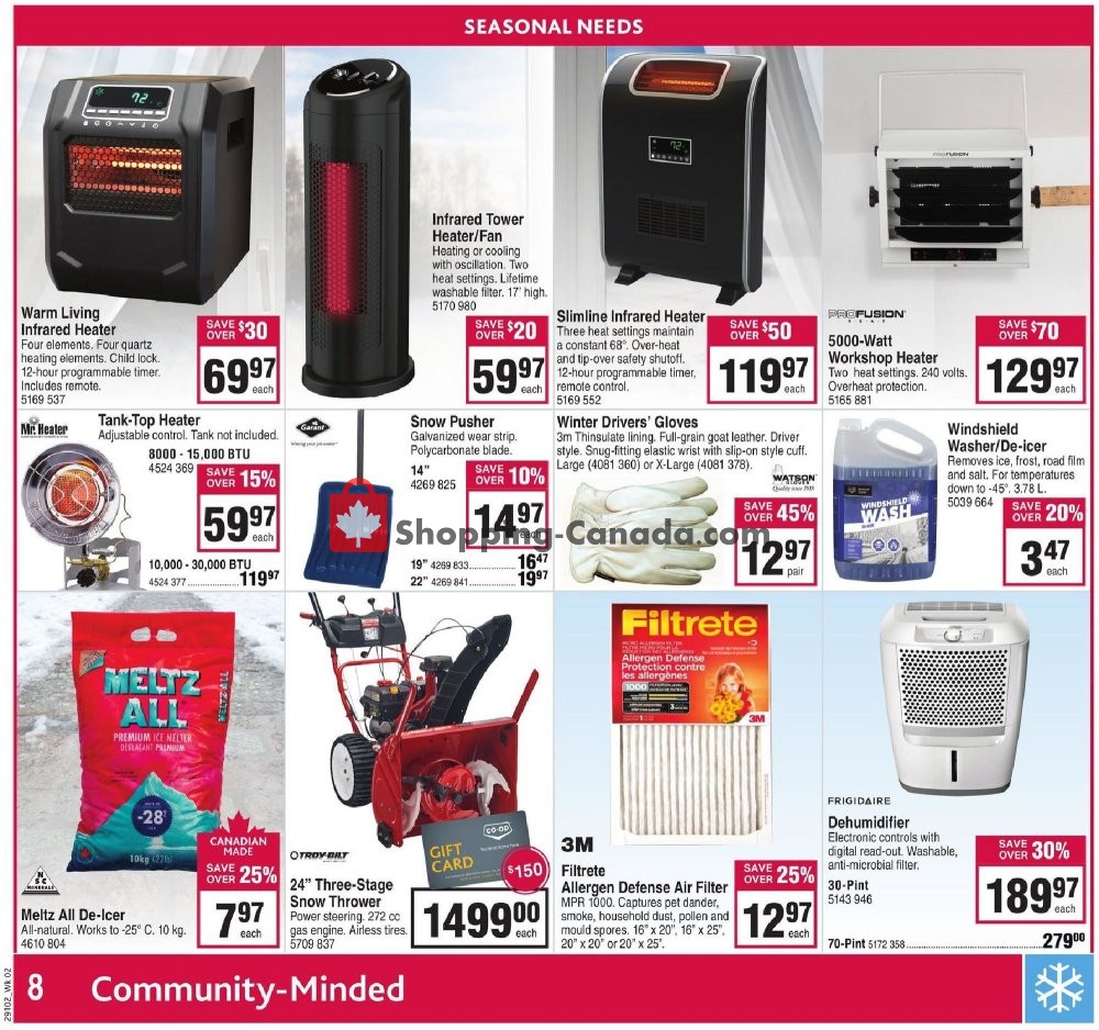 Co-op flyer from Thursday January 3, 2019 to Wednesday January 16, 2019 - page 8