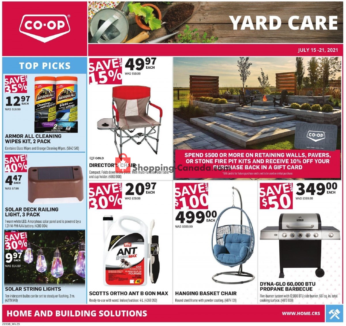 Co-op flyer from Thursday July 15, 2021 to Wednesday July 21, 2021 - page 1