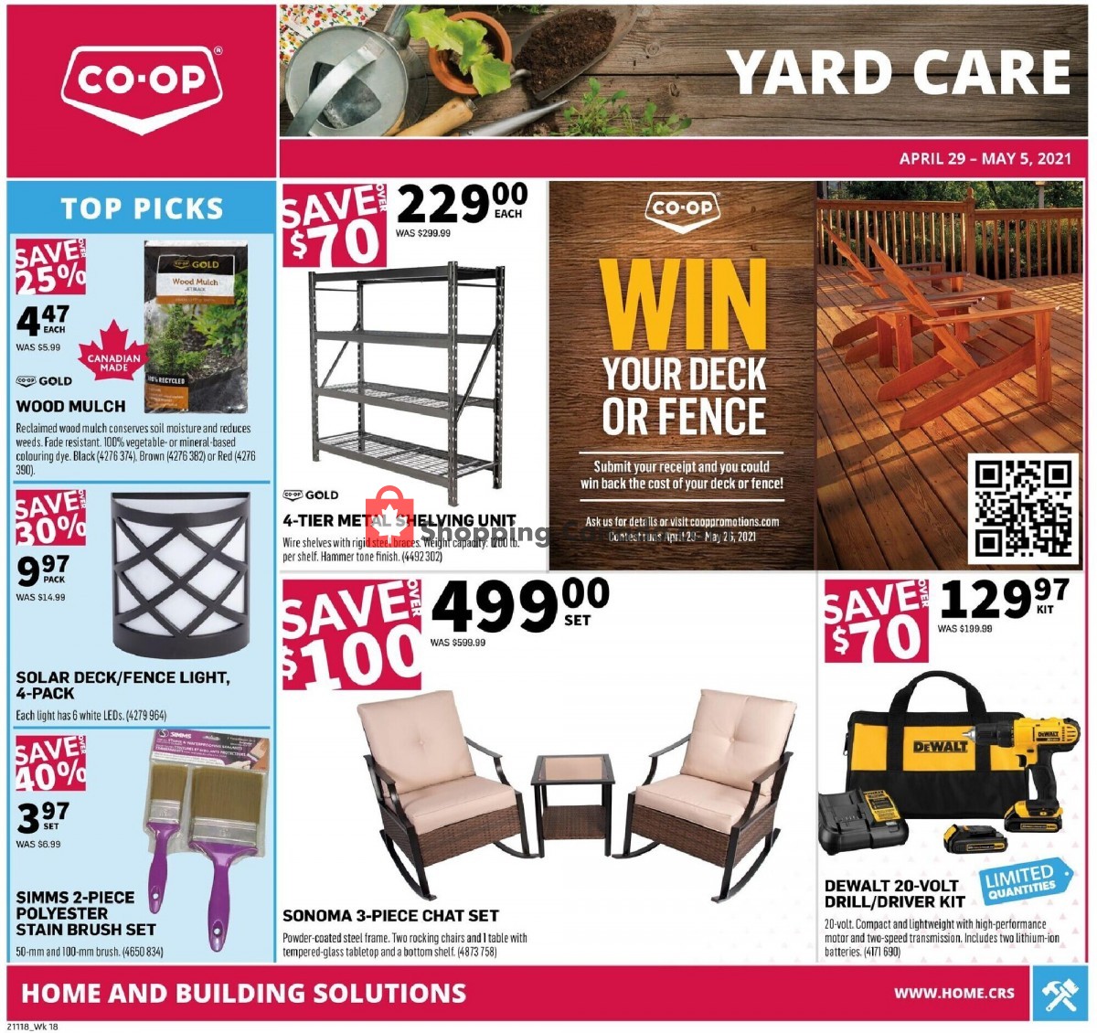 Co-op flyer from Thursday April 29, 2021 to Wednesday May 5, 2021 - page 1