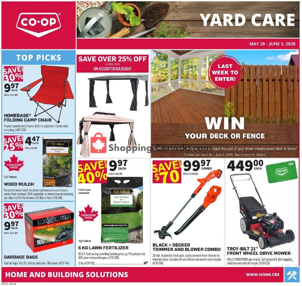 Co-op flyer from Thursday May 28, 2020 to Wednesday June 3, 2020 - page 1