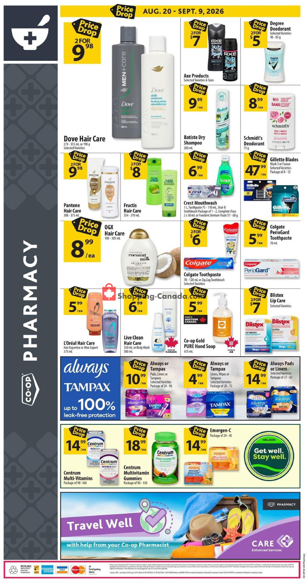 Co-op flyer from Thursday August 20, 2026 to Wednesday September 9, 2026 - page 2
