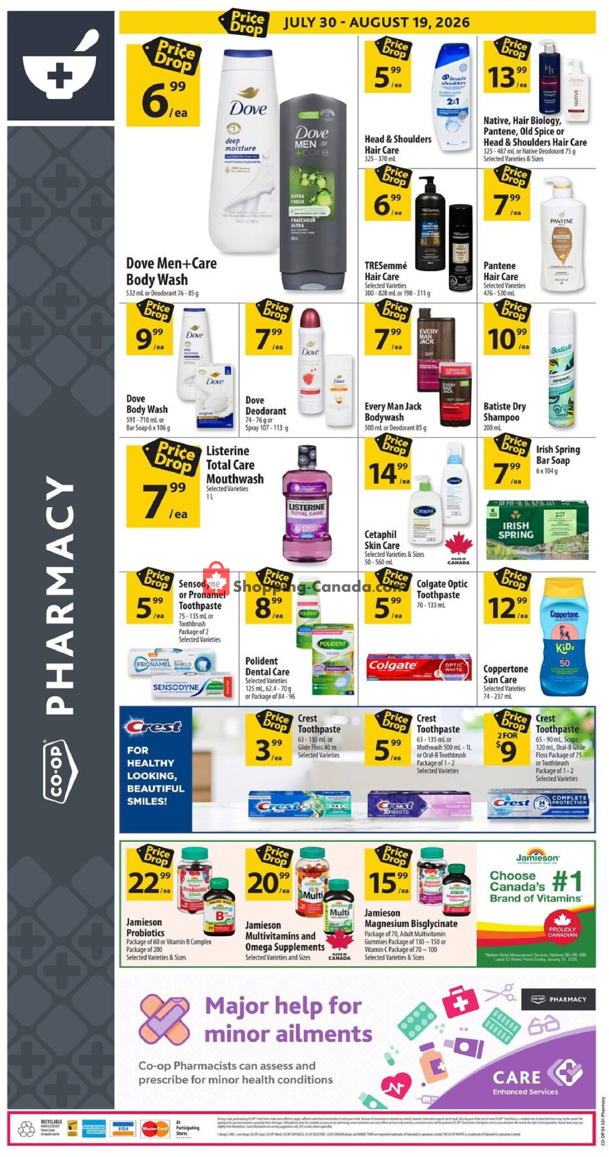 Co-op flyer from Thursday July 30, 2026 to Wednesday August 19, 2026 - page 2