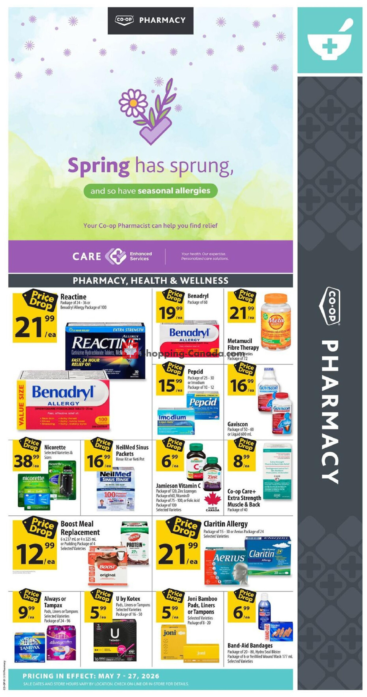 Co-op flyer from Thursday May 7, 2026 to Wednesday May 27, 2026 - page 1