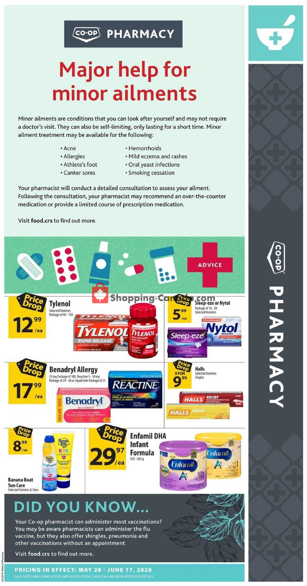 Co-op flyer from Thursday May 28, 2020 to Wednesday June 17, 2020 - page 1