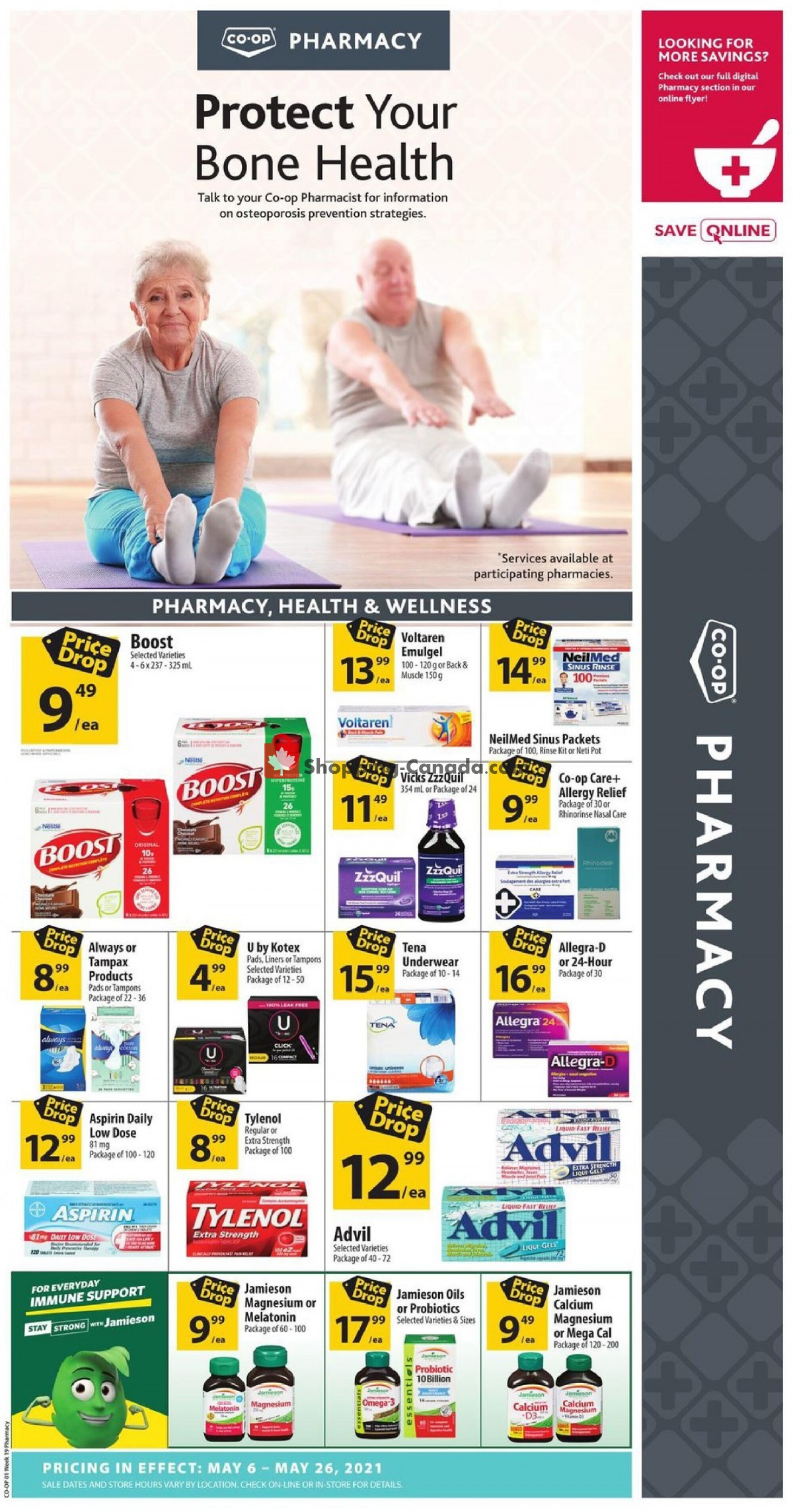 Co-op flyer from Thursday May 6, 2021 to Wednesday May 26, 2021 - page 1