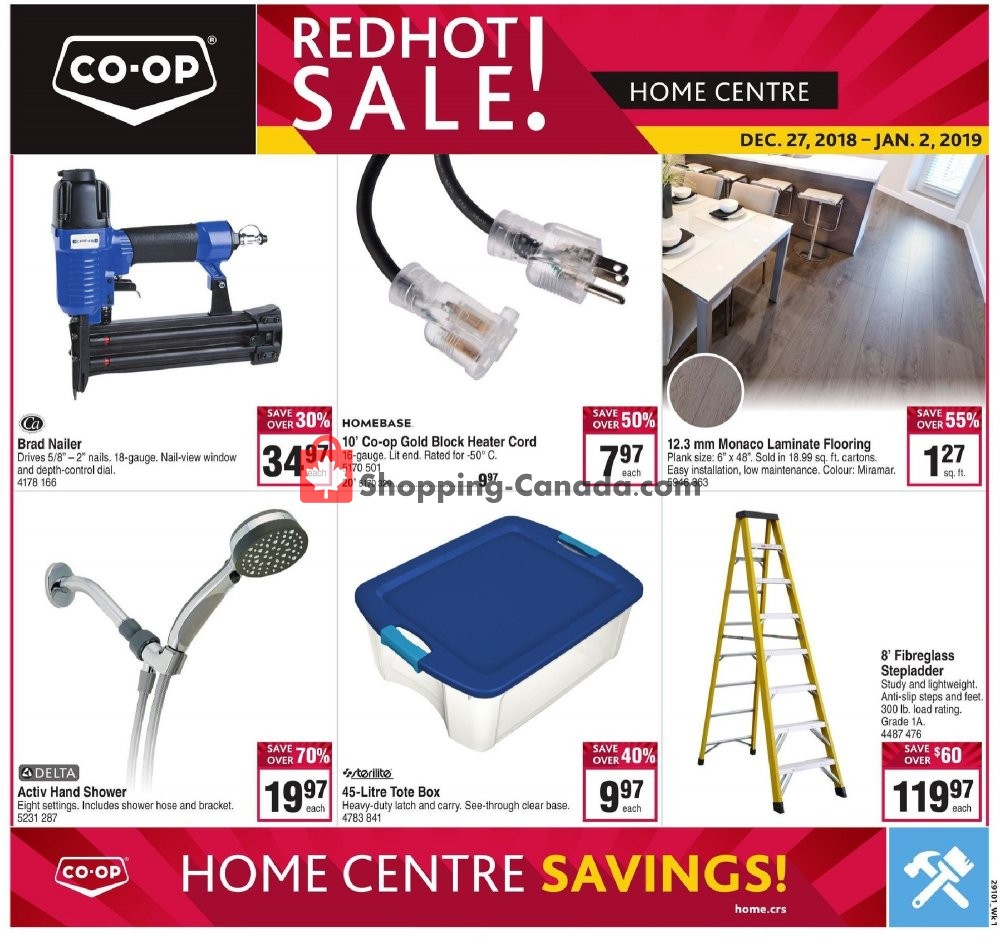 Co-op flyer from Thursday December 27, 2018 to Wednesday January 2, 2019 - page 1