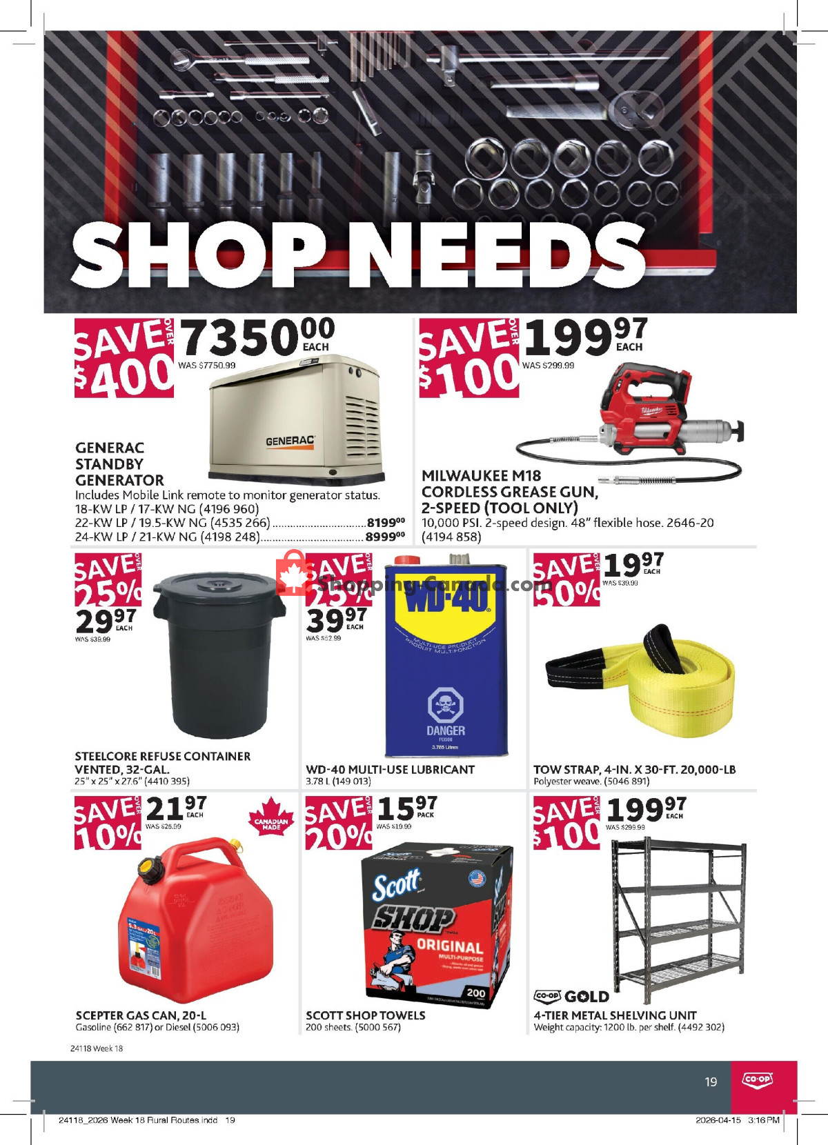 Co-op flyer from Thursday April 30, 2026 to Wednesday May 20, 2026 - page 19