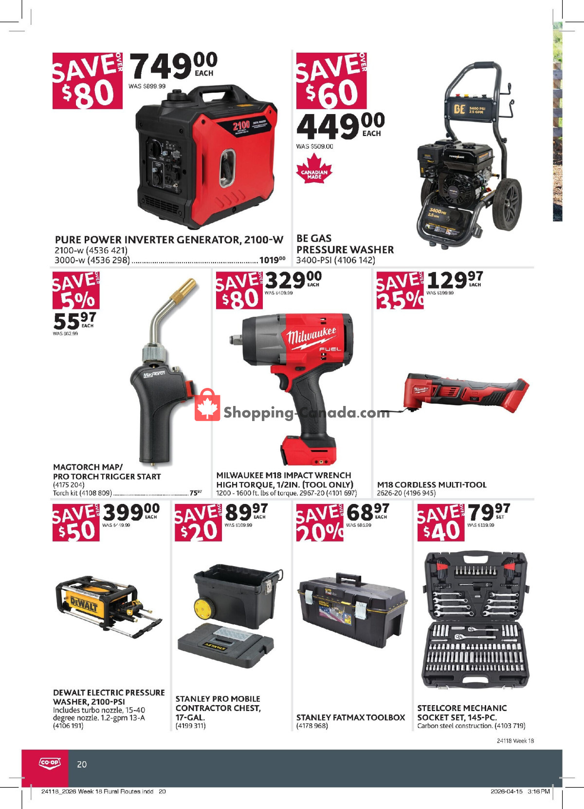 Co-op flyer from Thursday April 30, 2026 to Wednesday May 20, 2026 - page 20