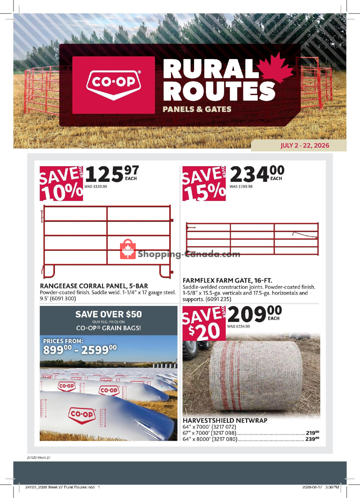 Co-op flyer from Thursday July 2, 2026 to Wednesday July 22, 2026 - page 1