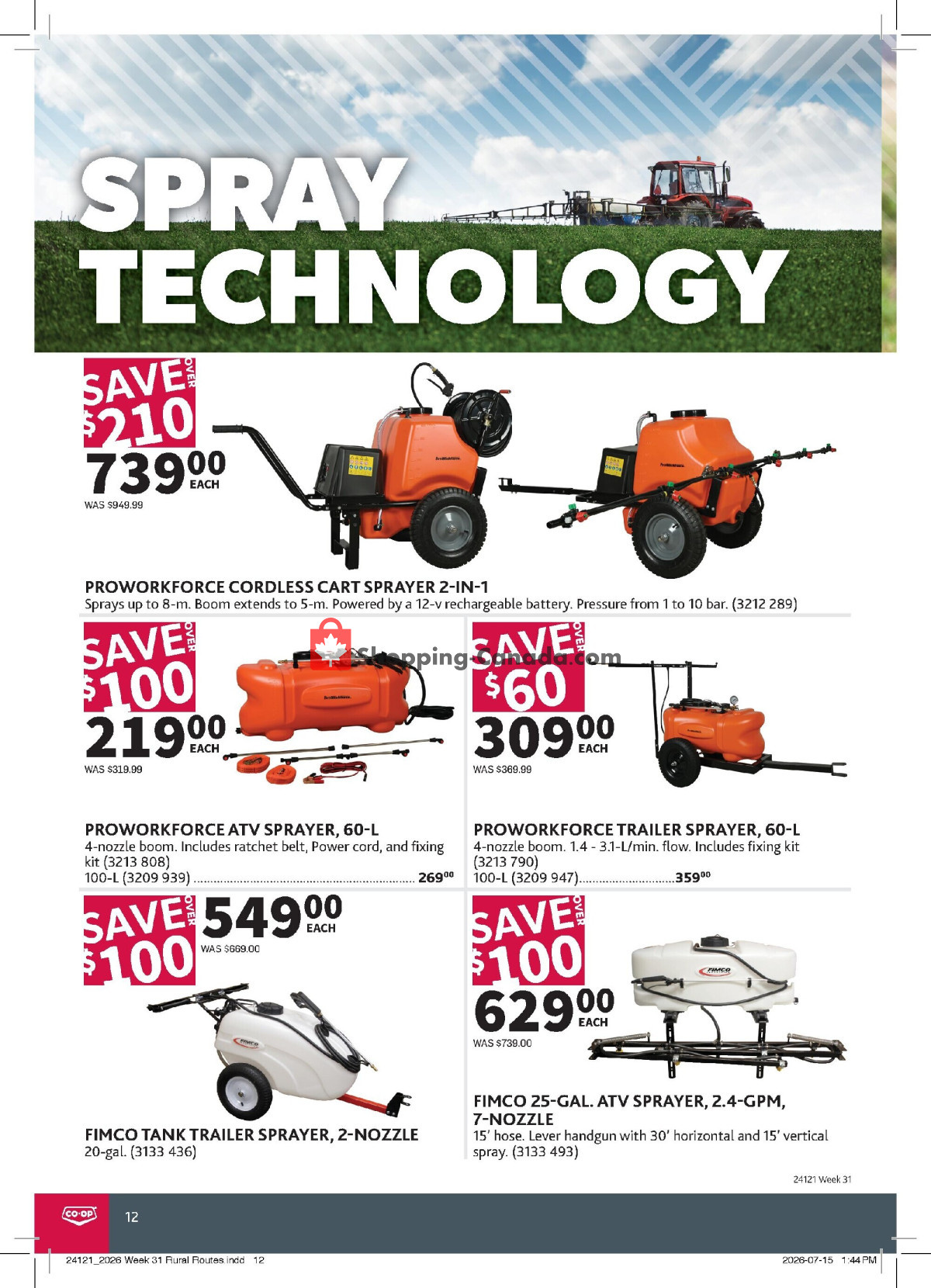 Co-op flyer from Thursday July 30, 2026 to Wednesday August 19, 2026 - page 12