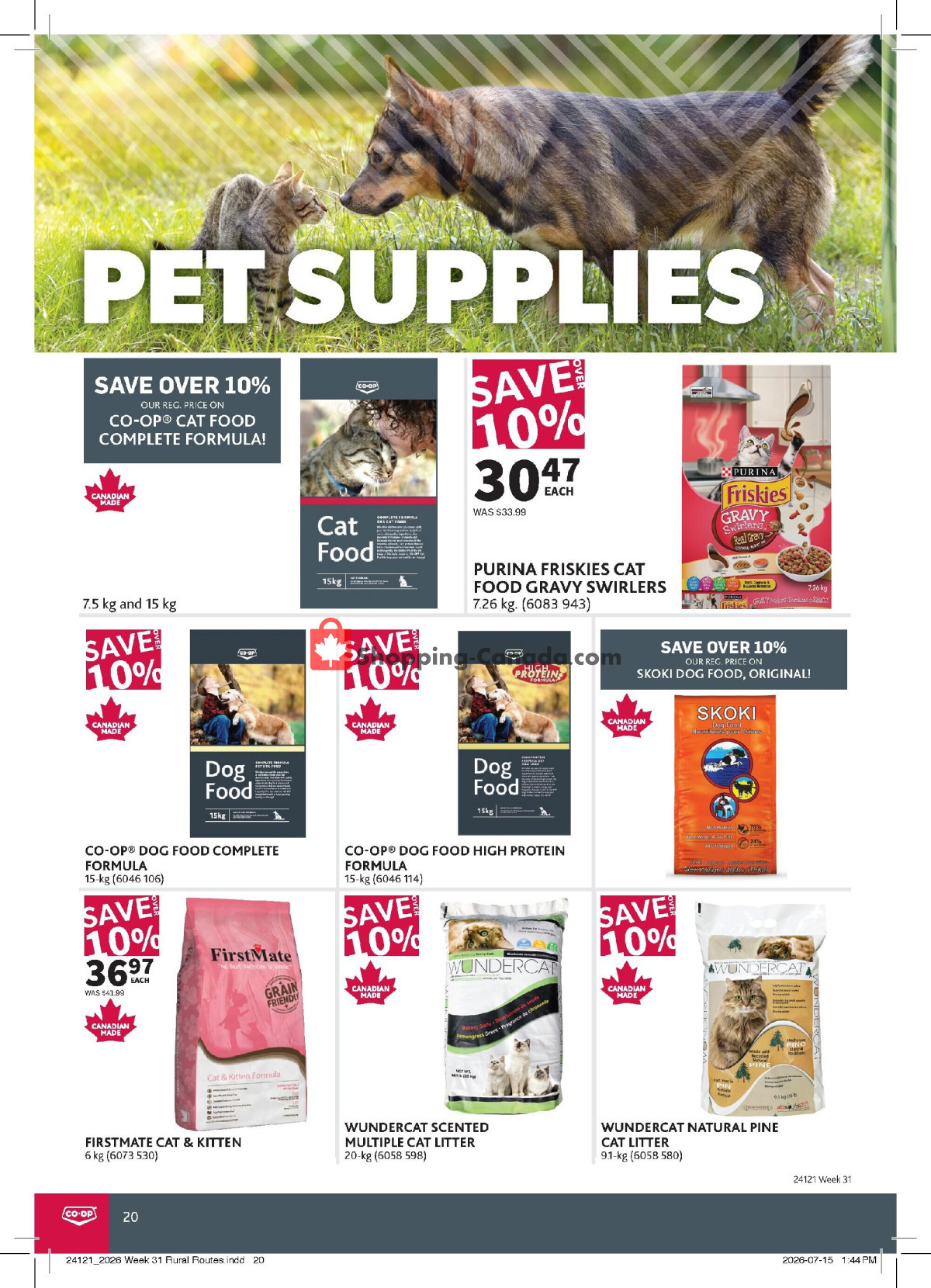 Co-op flyer from Thursday July 30, 2026 to Wednesday August 19, 2026 - page 20