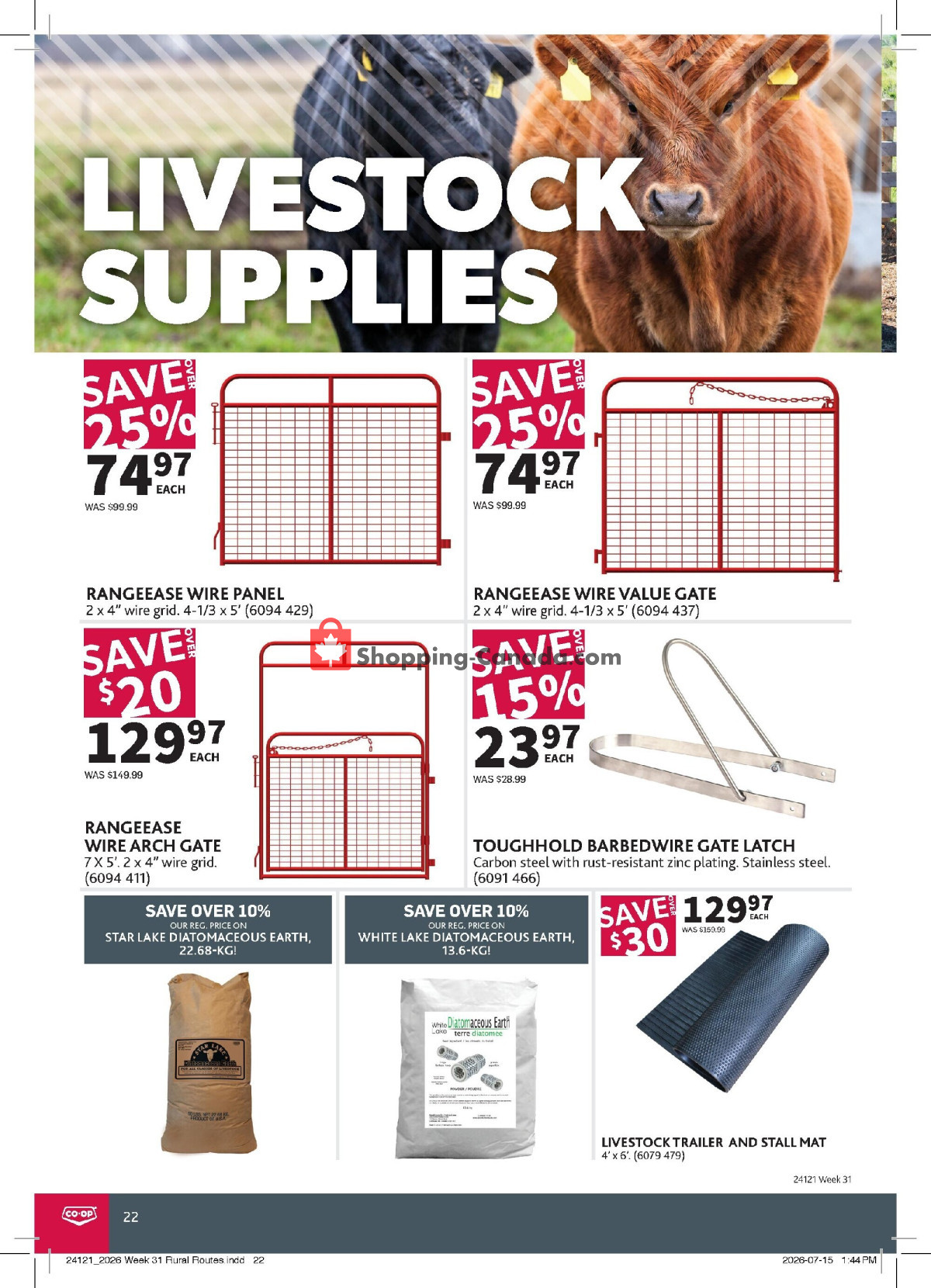 Co-op flyer from Thursday July 30, 2026 to Wednesday August 19, 2026 - page 22