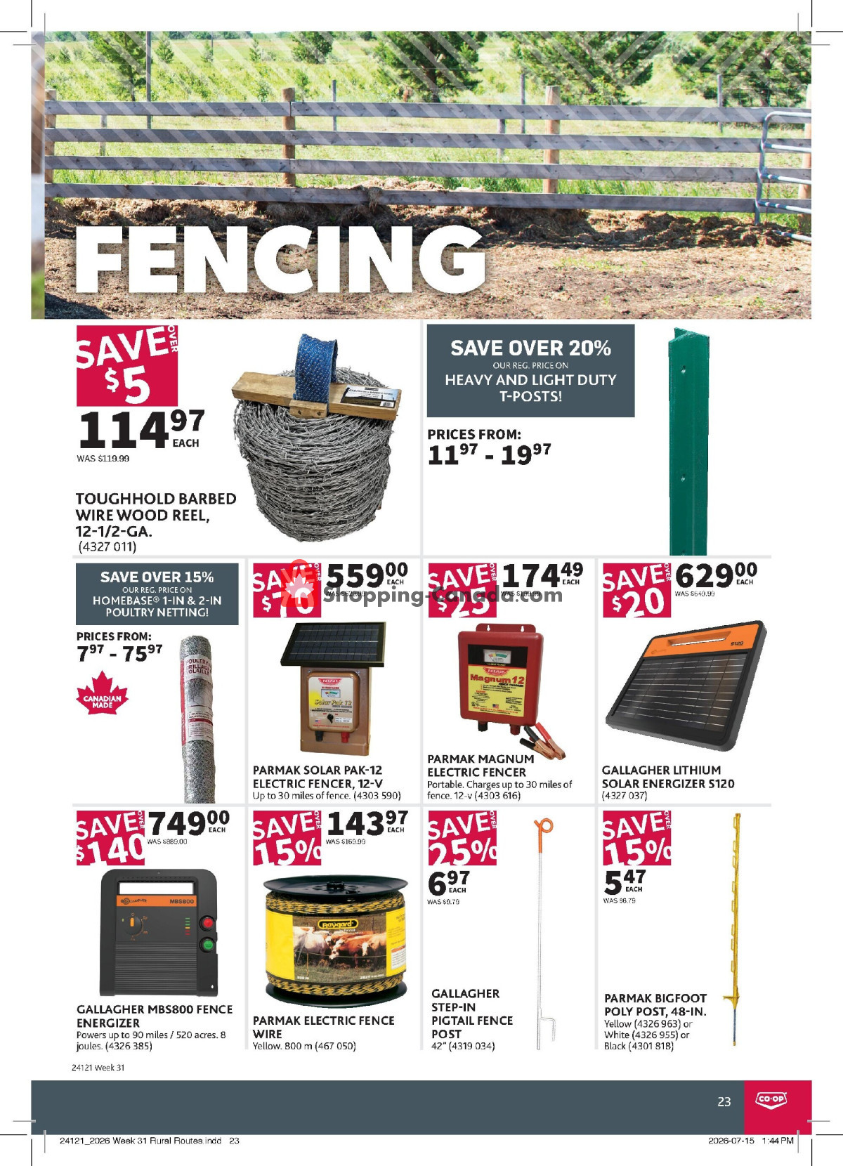 Co-op flyer from Thursday July 30, 2026 to Wednesday August 19, 2026 - page 23
