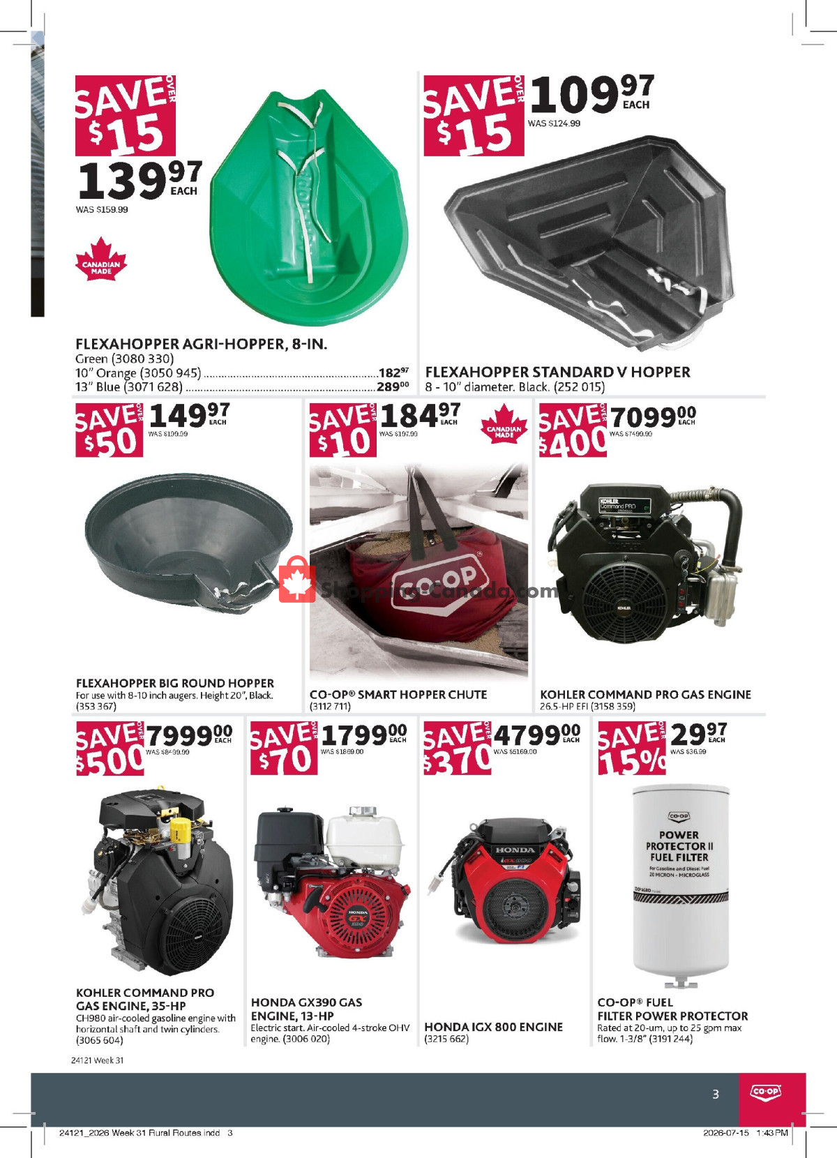 Co-op flyer from Thursday July 30, 2026 to Wednesday August 19, 2026 - page 3