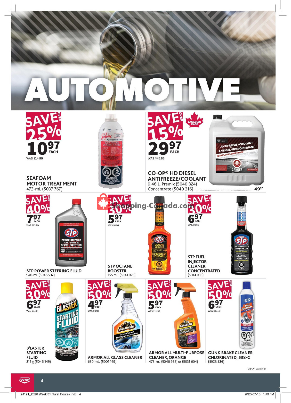 Co-op flyer from Thursday July 30, 2026 to Wednesday August 19, 2026 - page 4