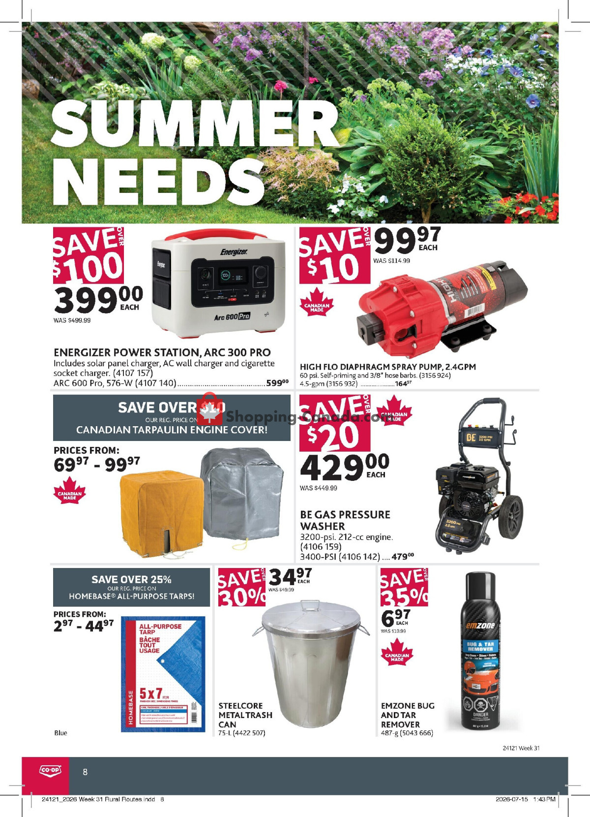 Co-op flyer from Thursday July 30, 2026 to Wednesday August 19, 2026 - page 8