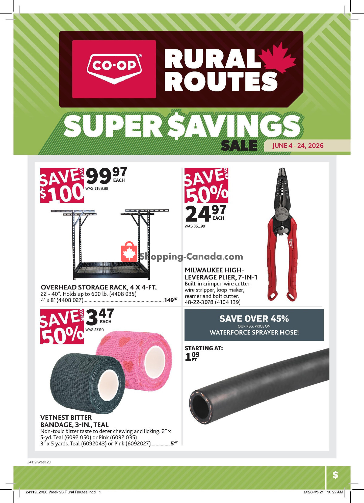 Co-op flyer from Thursday June 4, 2026 to Wednesday June 24, 2026 - page 1