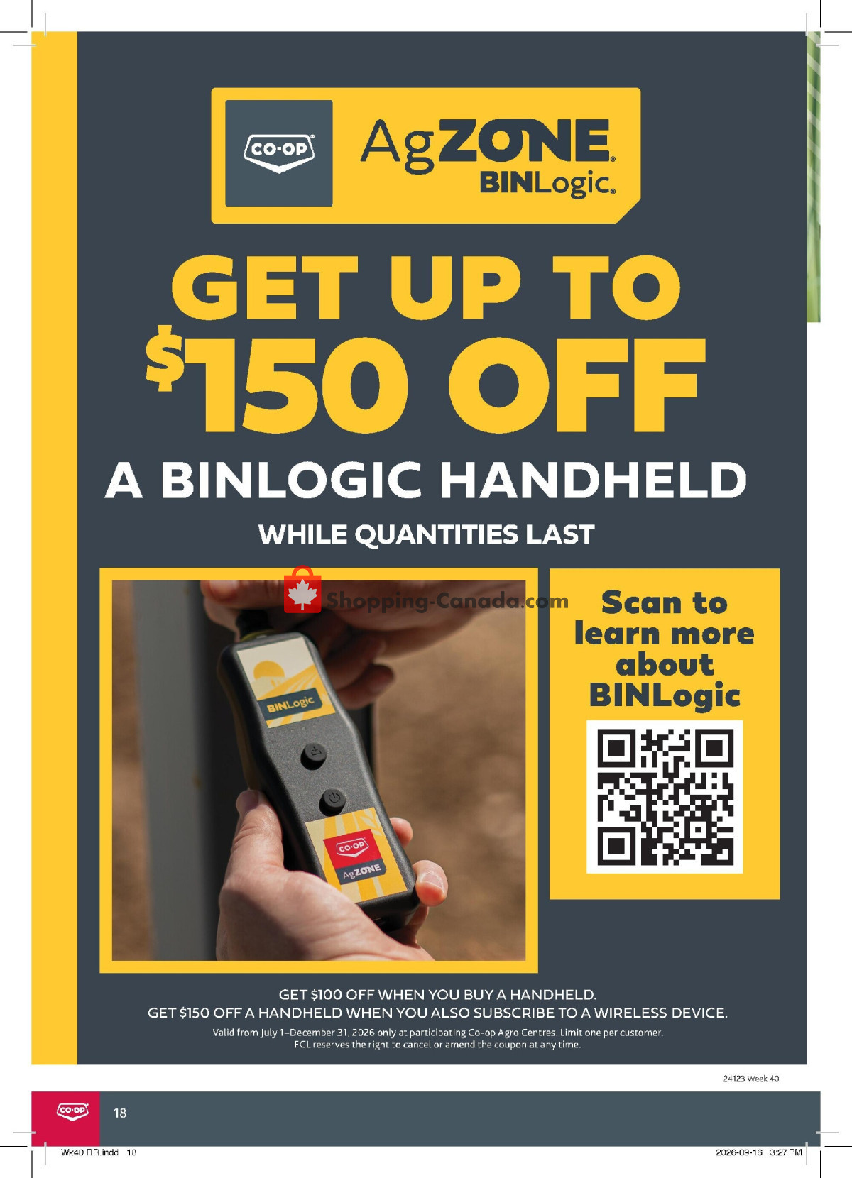 Co-op flyer from Thursday October 1, 2026 to Wednesday October 21, 2026 - page 18
