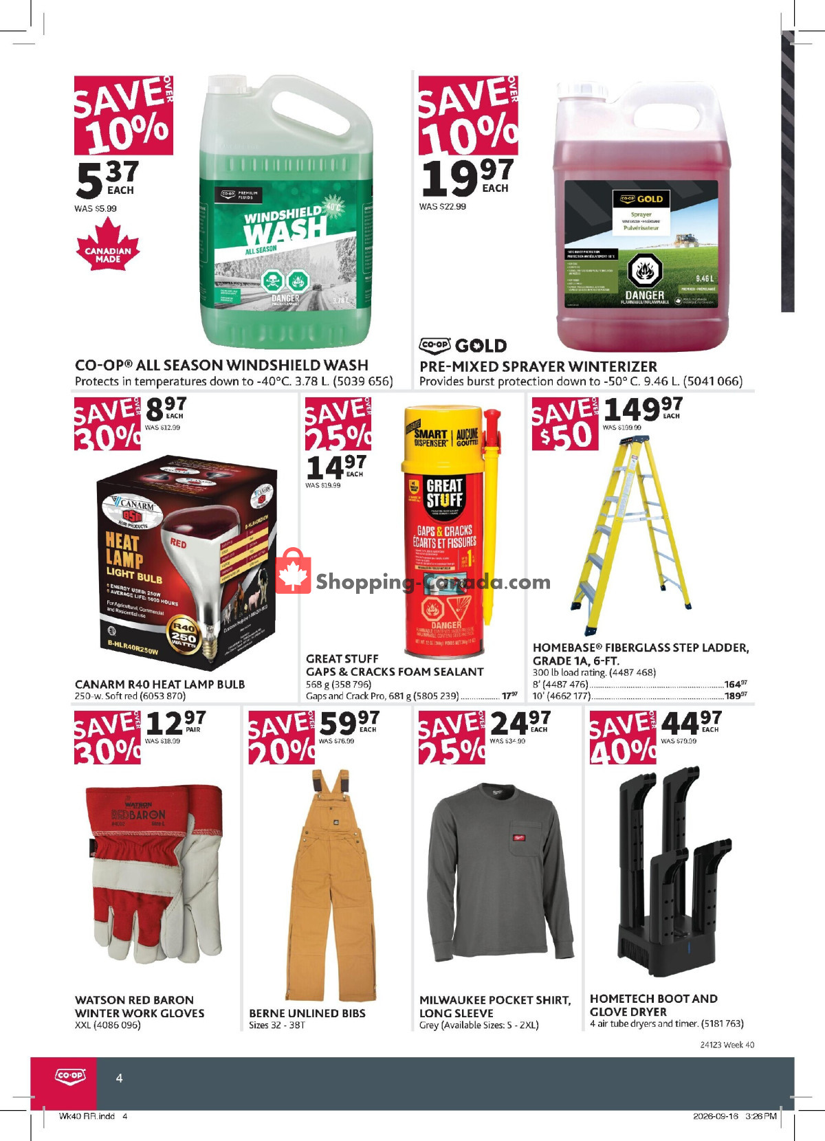 Co-op flyer from Thursday October 1, 2026 to Wednesday October 21, 2026 - page 4